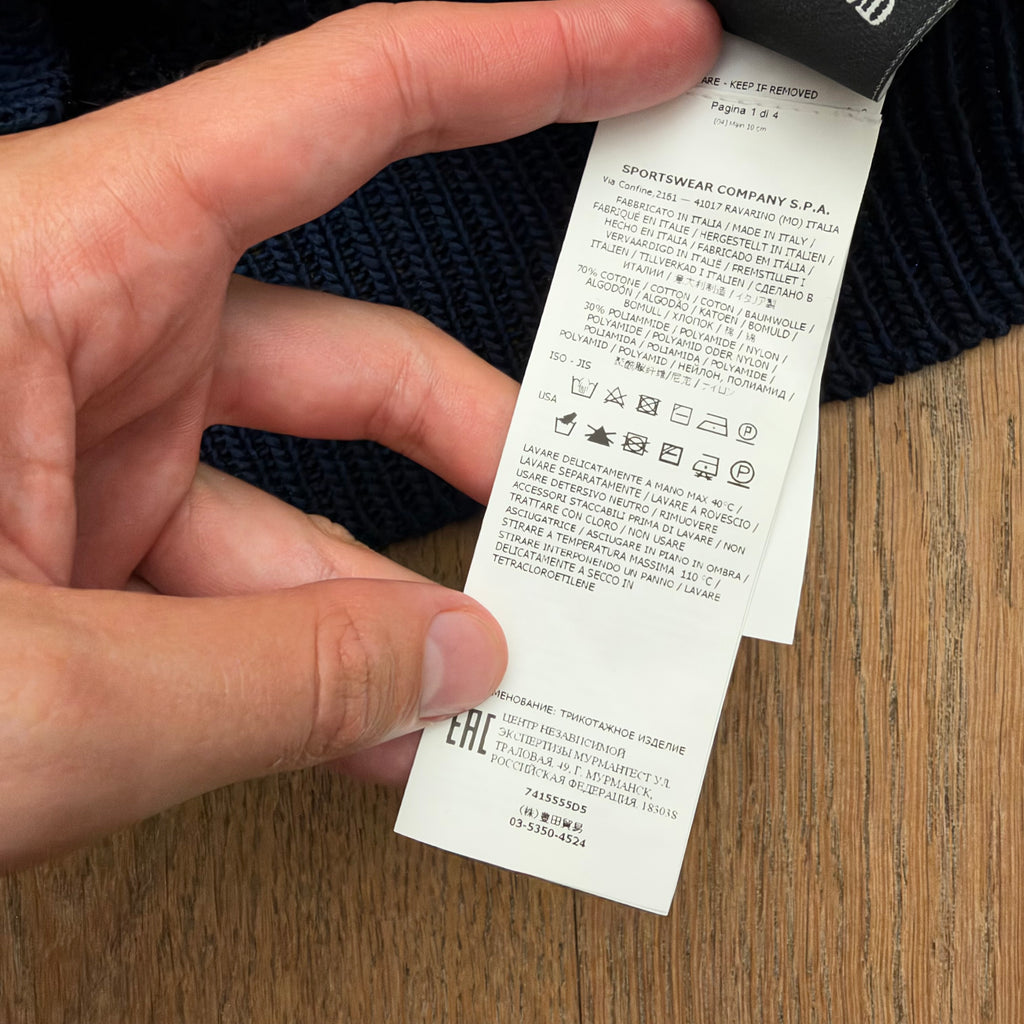 Stone Island heavy cotton knit - XL