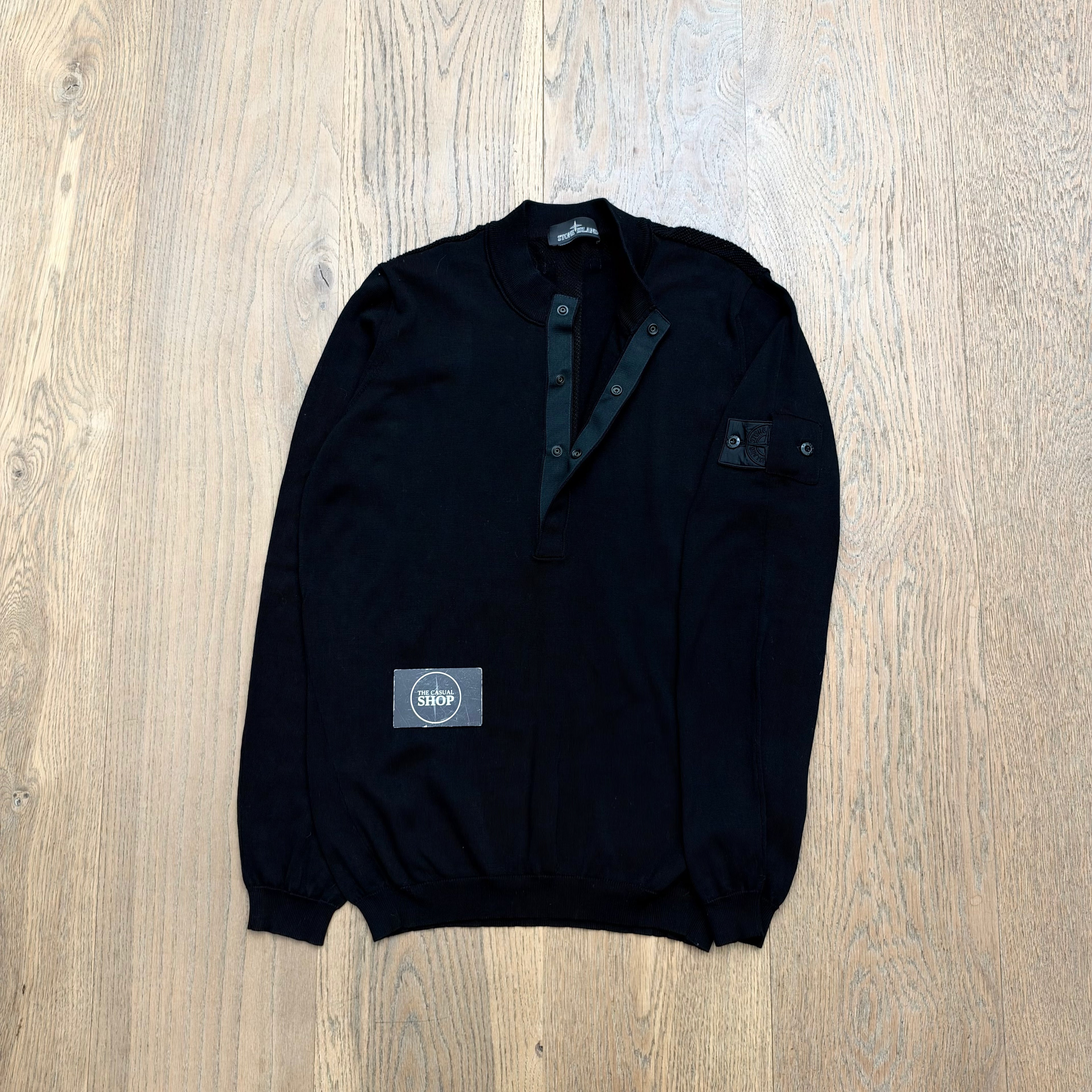 Stone Island shadow project 1/4 button knitwear - L