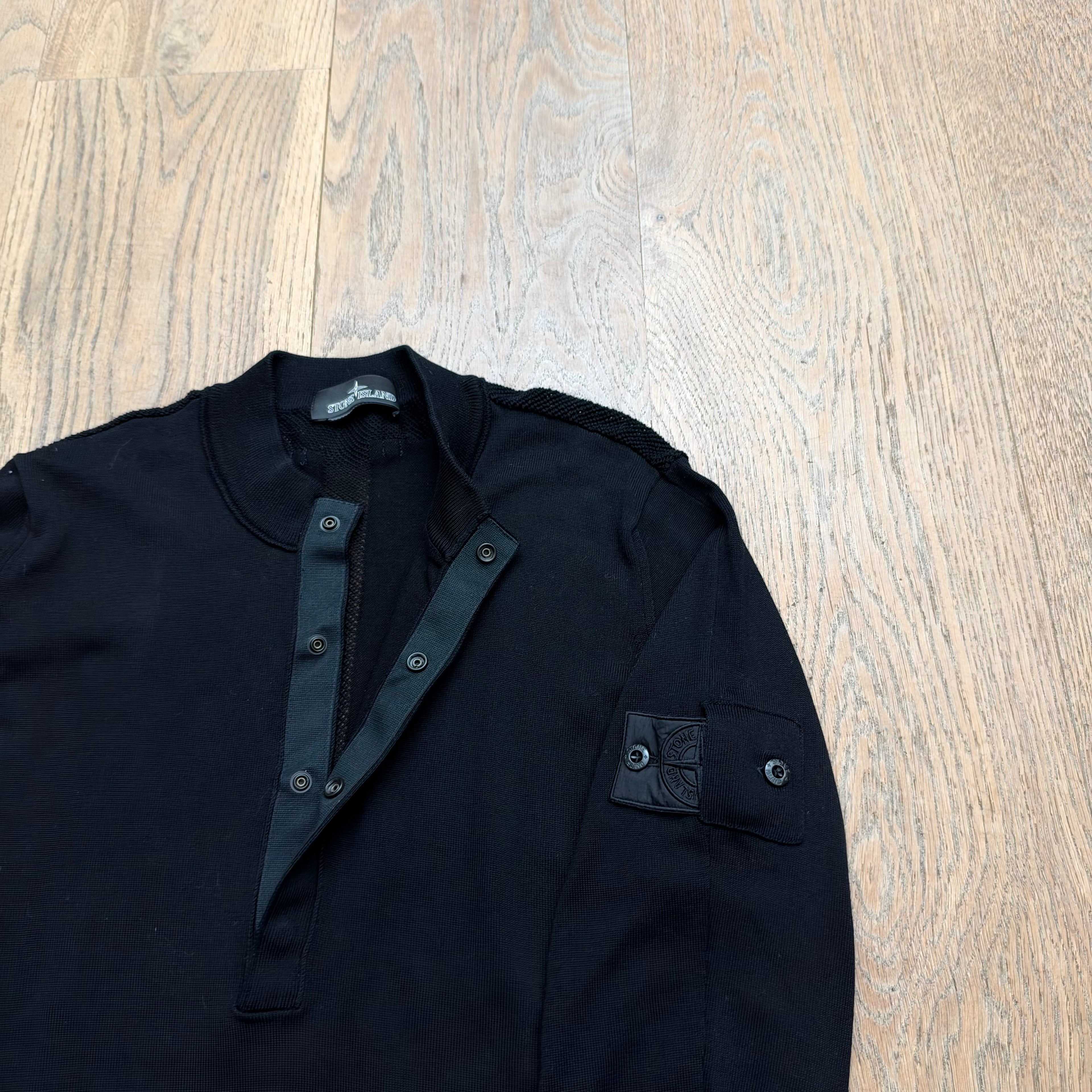 Stone Island shadow project 1/4 button knitwear - L