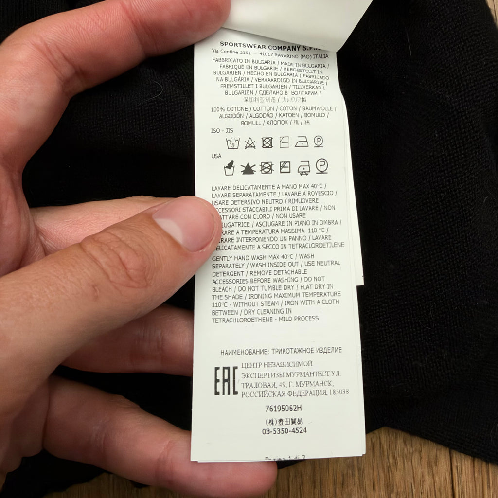Stone Island shadow project 1/4 button knitwear - L