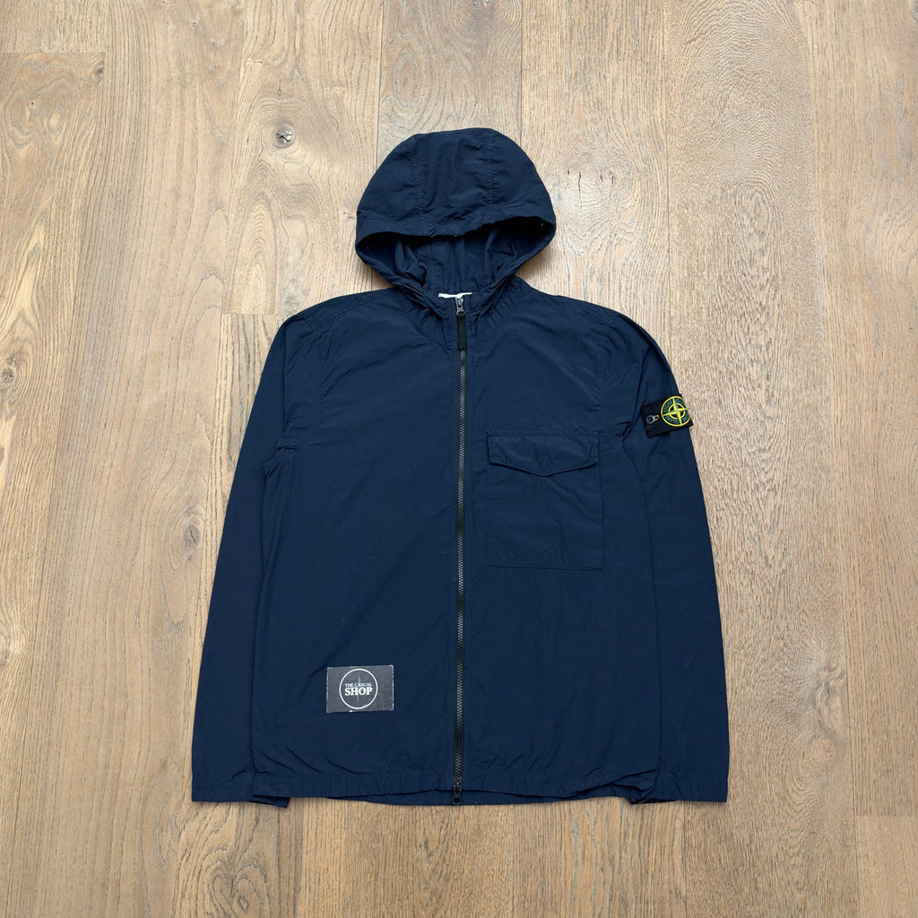 Stone Island nasal light hooded overshirt - S
