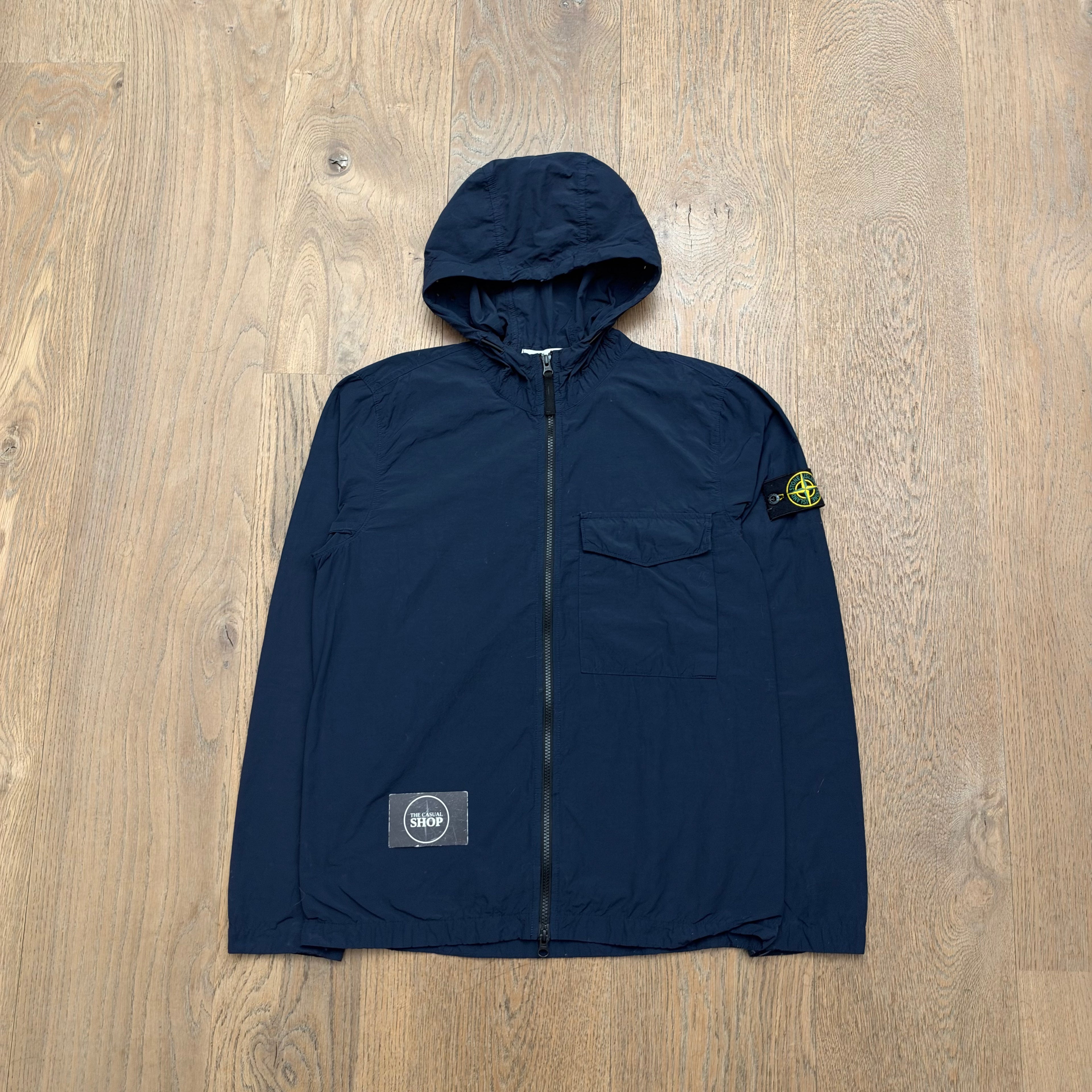 Stone Island nasal light hooded overshirt - S