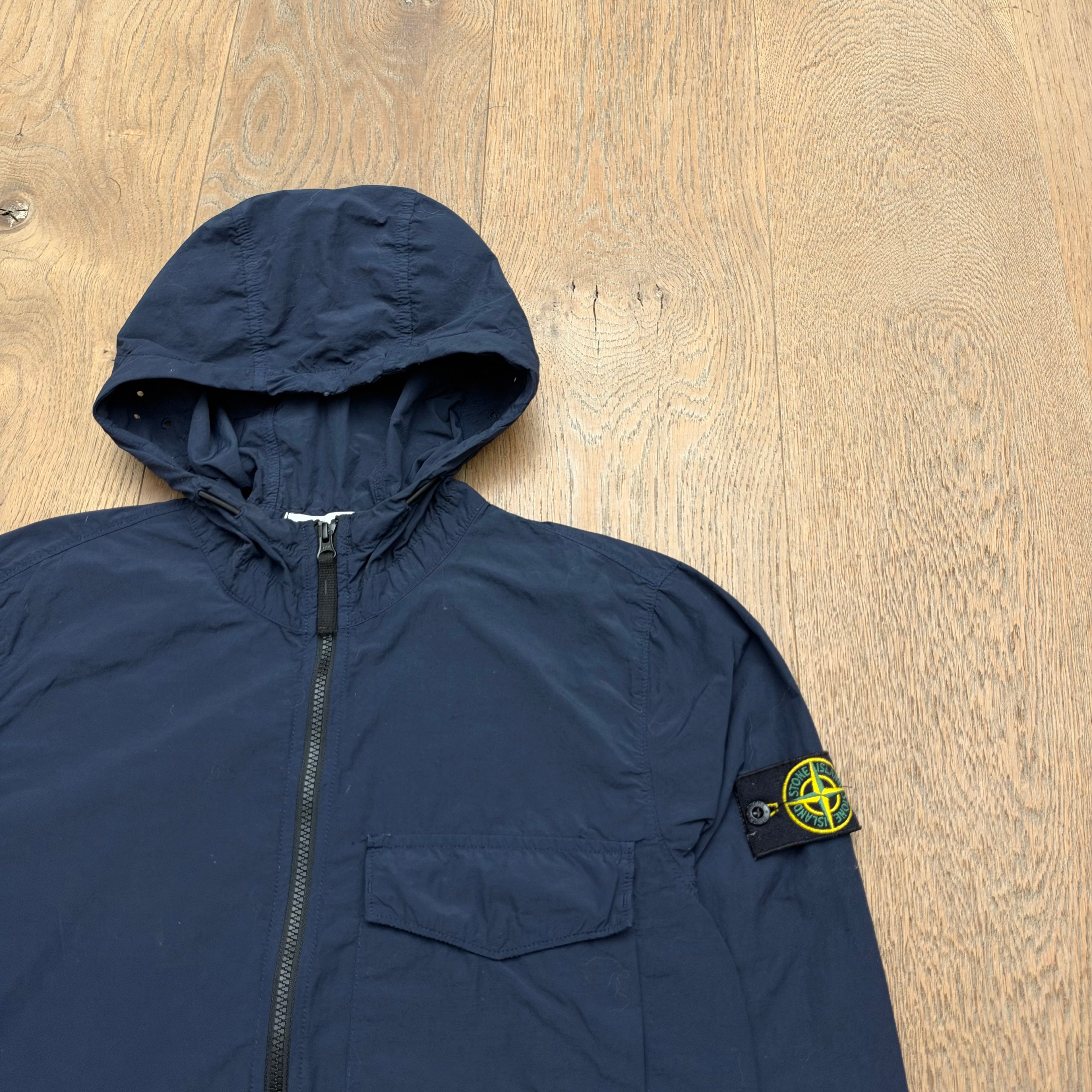 Stone Island nasal light hooded overshirt - S