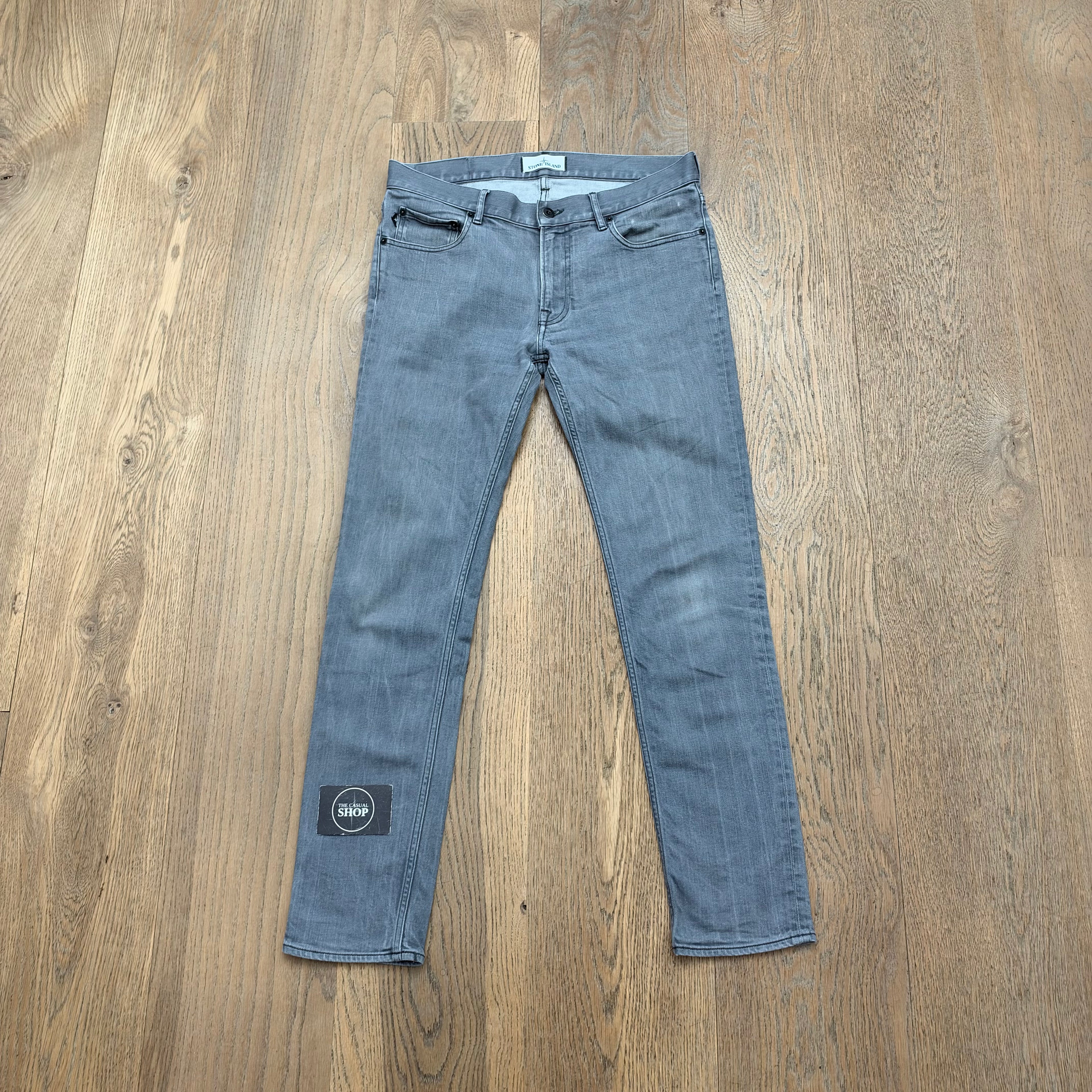 Stone Island denim badge pants - W32 L34