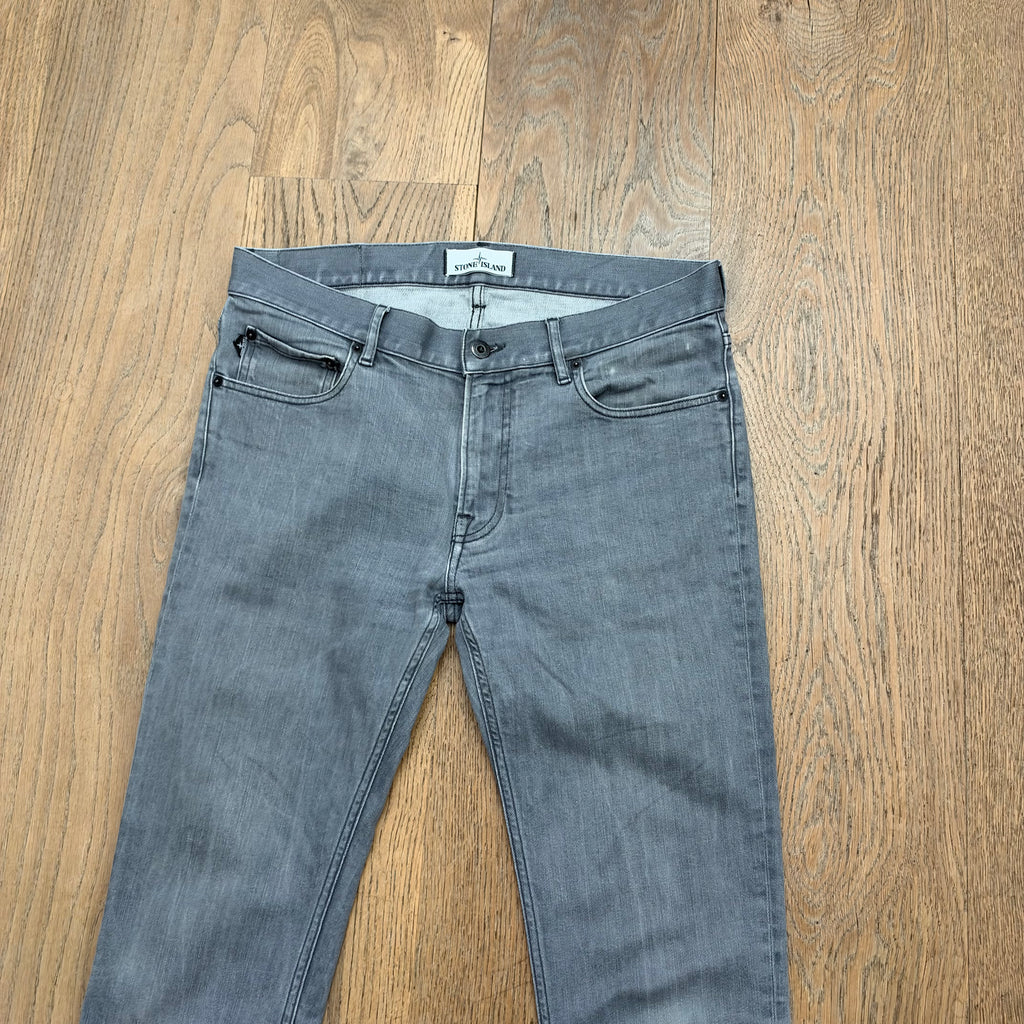 Stone Island denim badge pants - W32 L34
