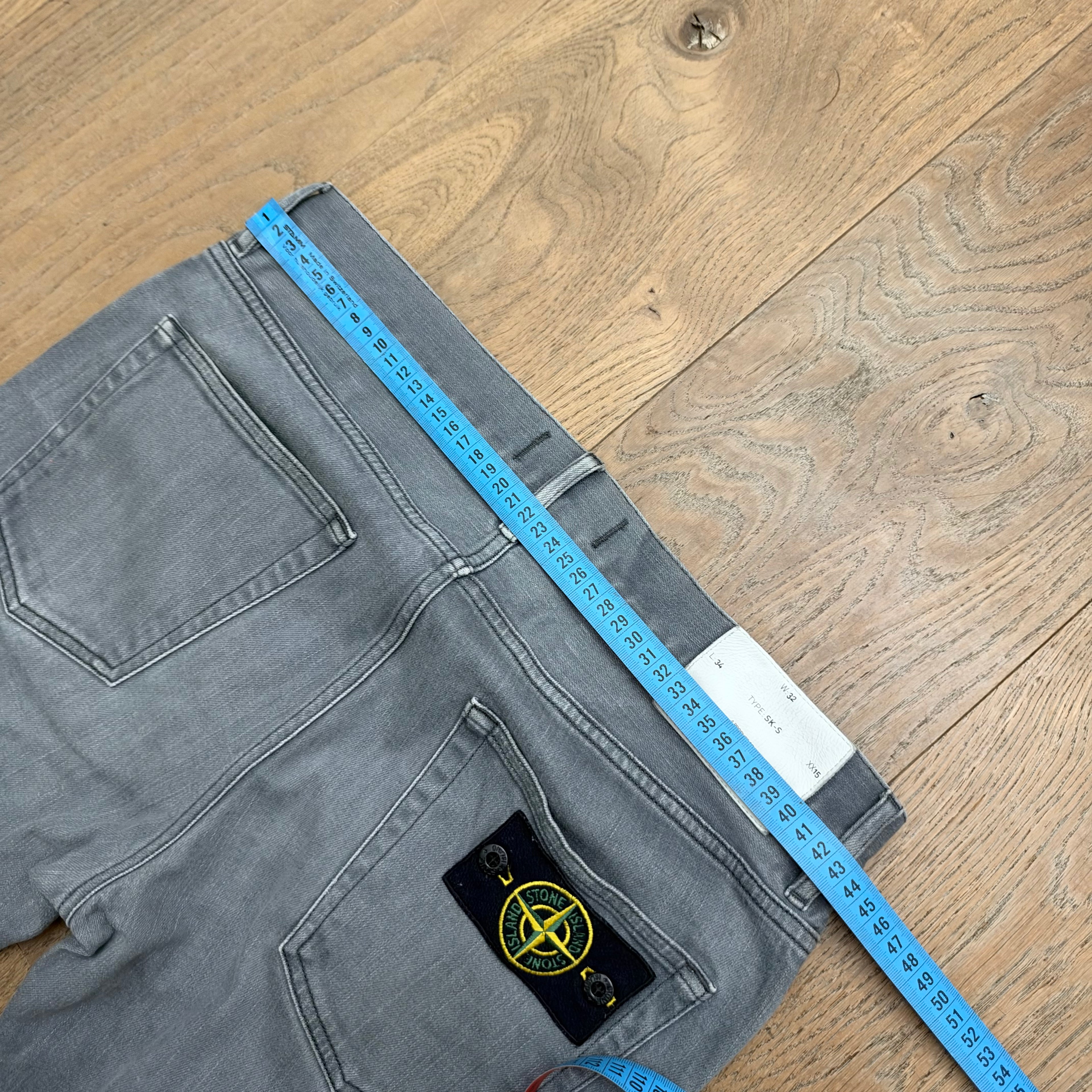 Stone Island denim badge pants - W32 L34