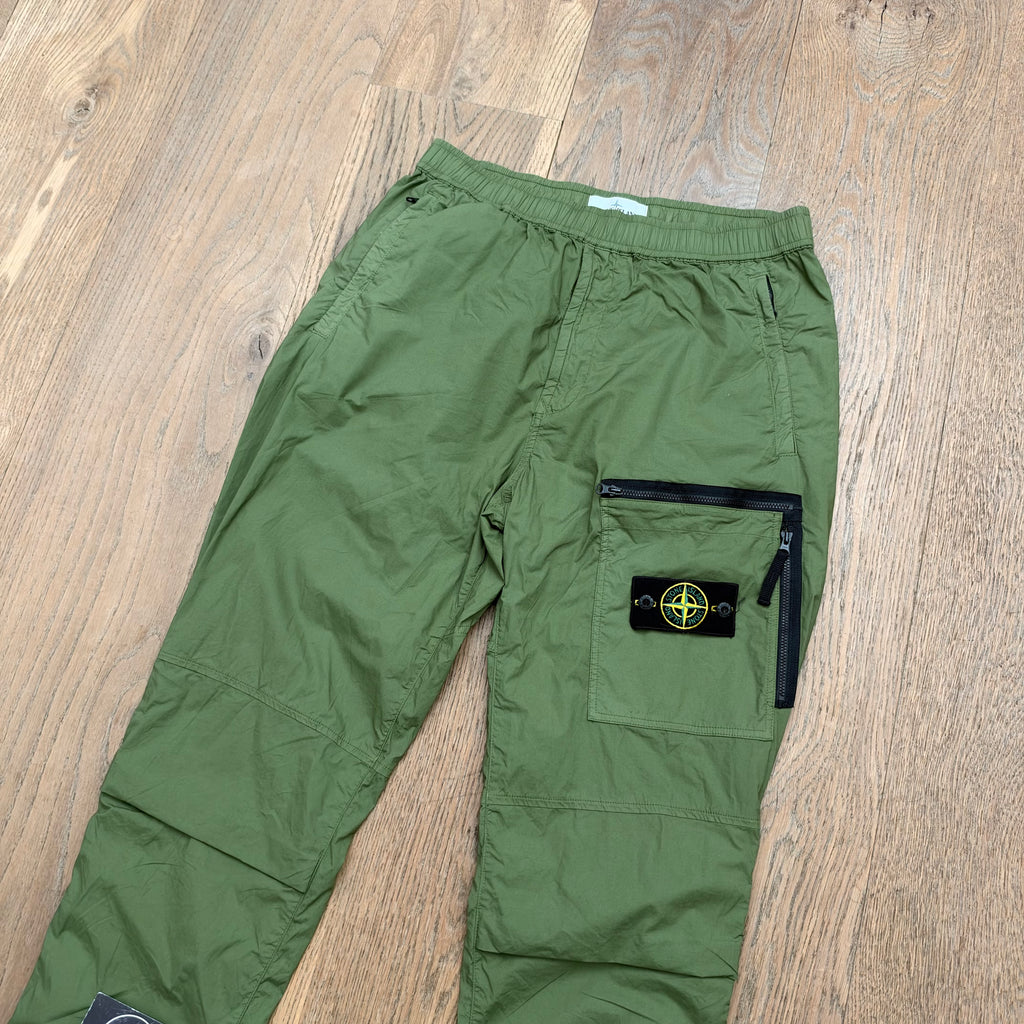 Stone Island zipped parachute cargo pants -W32
