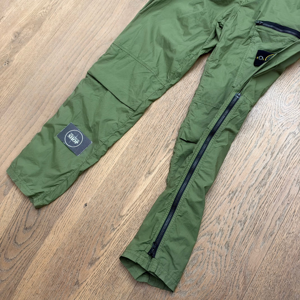 Stone Island zipped parachute cargo pants -W32