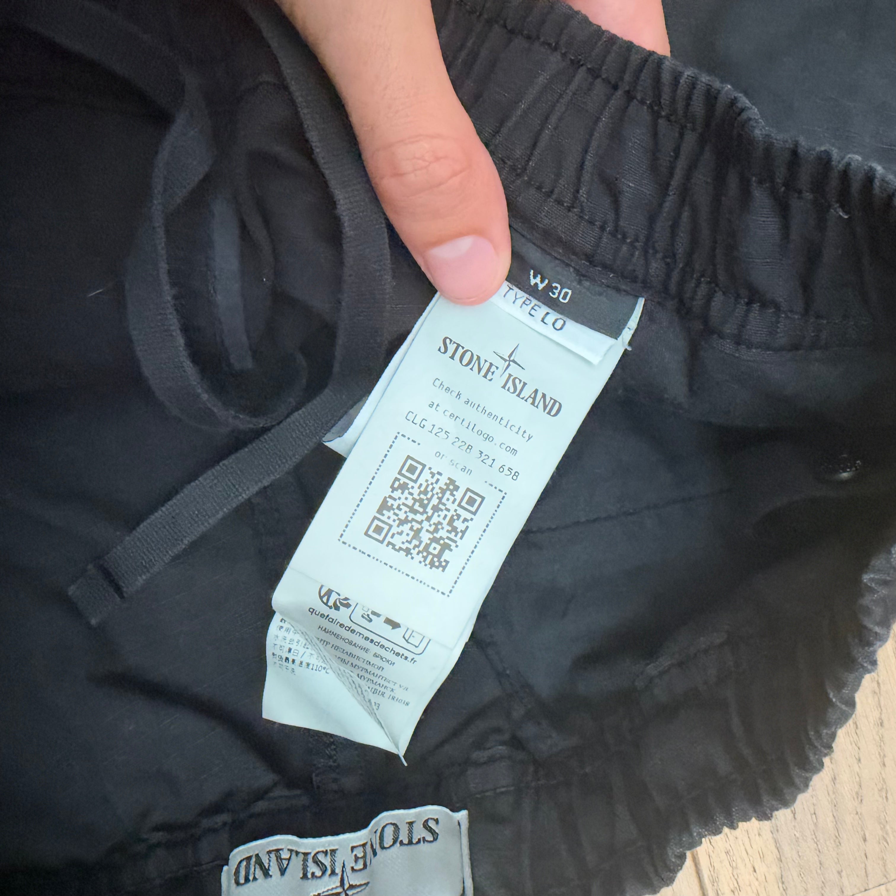 Stone Island ripstop loose fit cargo type CO - W32