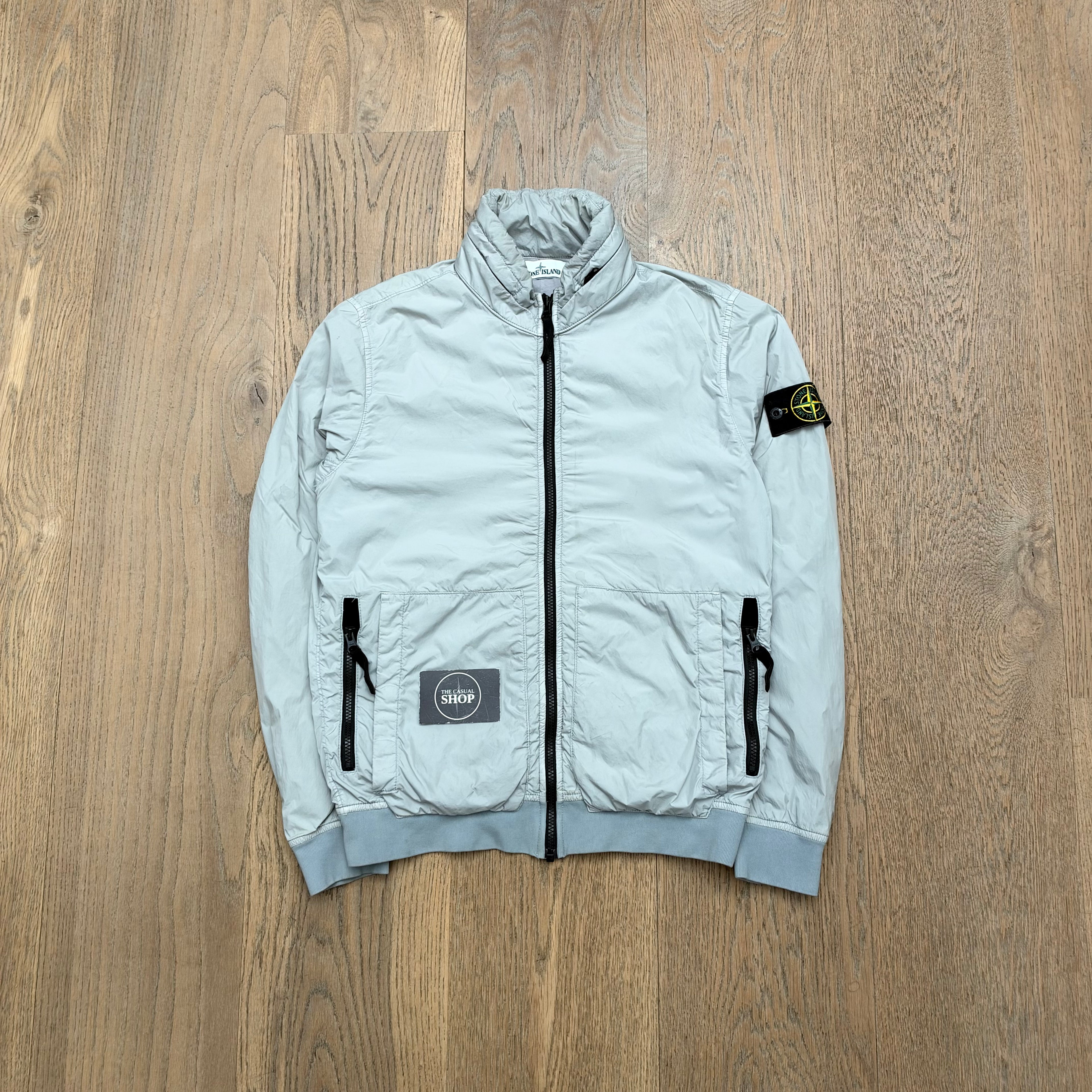 Stone Island garment dyed crinkle reps ny jacket - S