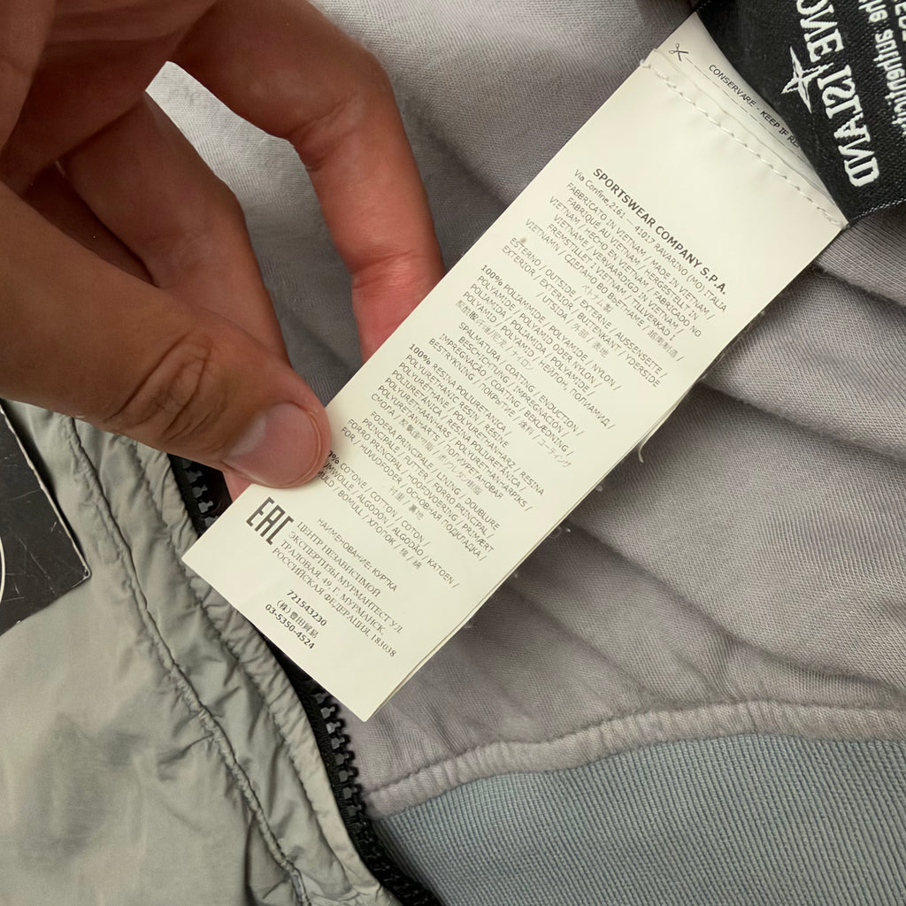 Stone Island garment dyed crinkle reps ny jacket - S