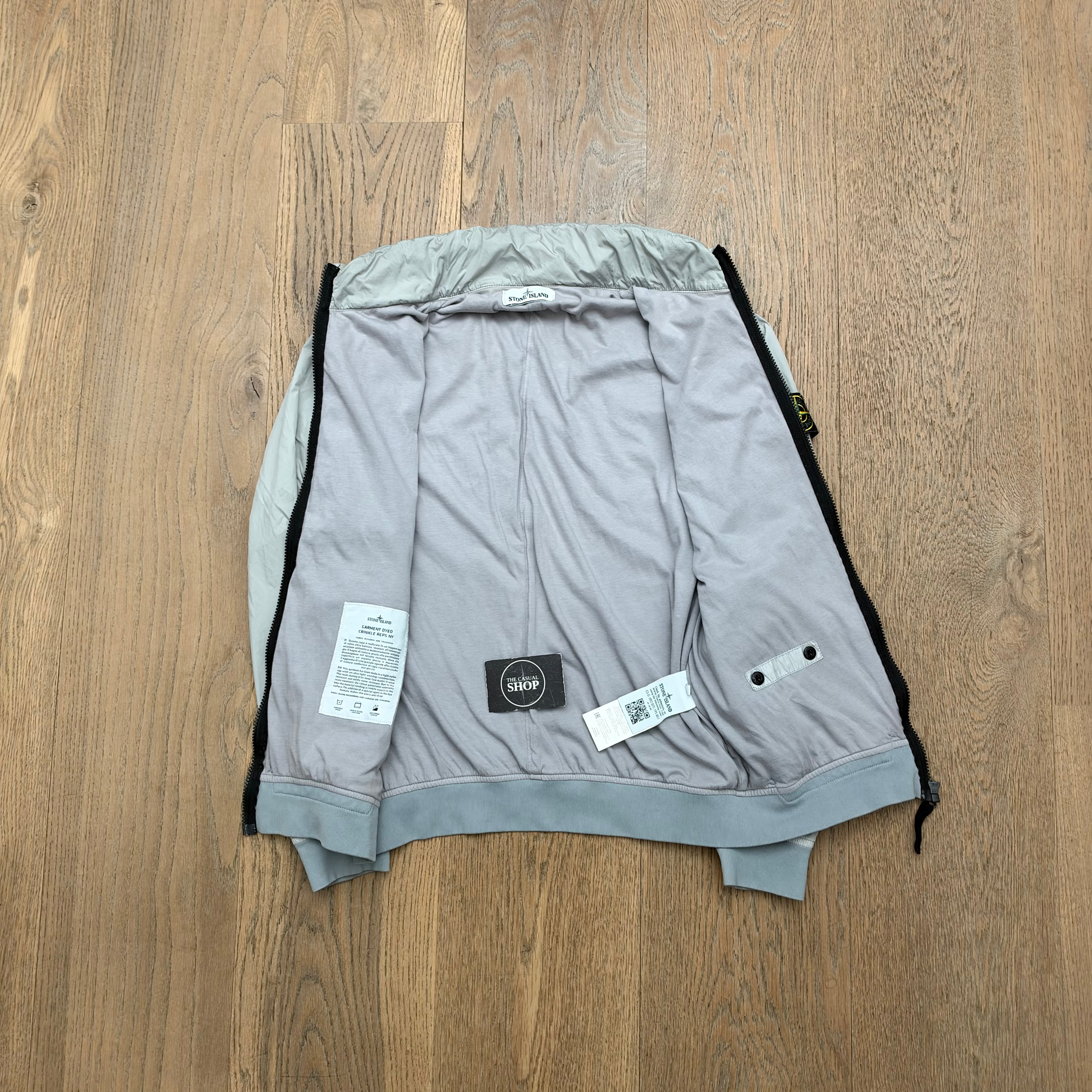Stone Island garment dyed crinkle reps ny jacket - S