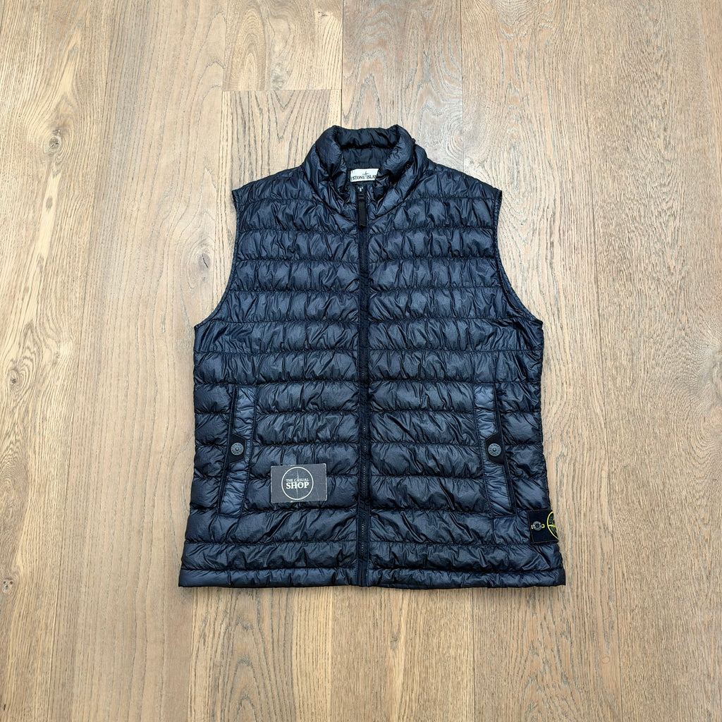 Stone Island garment dyed down 26 gr x SQM N gilet - XL fits L