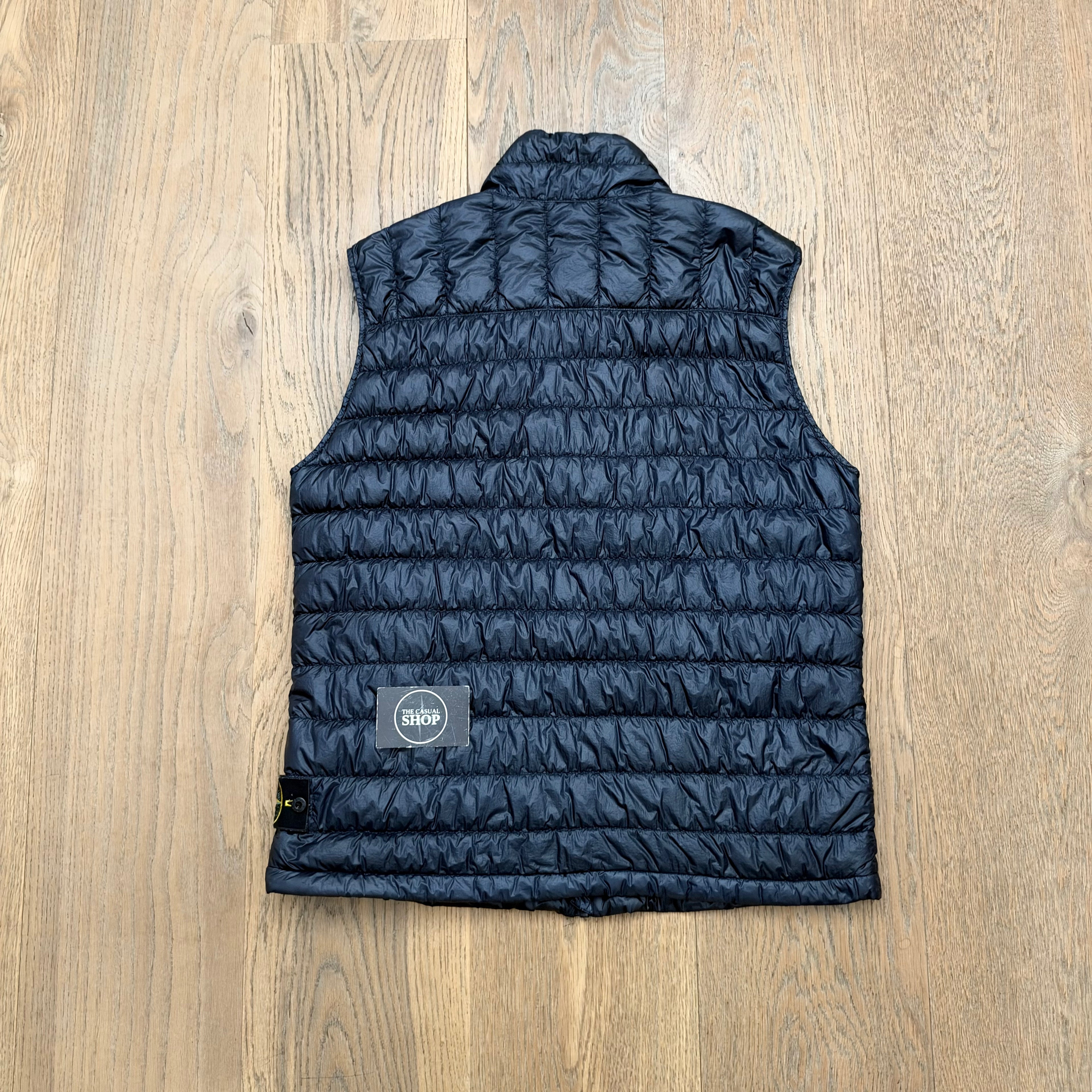 Stone Island garment dyed down 26 gr x SQM N gilet - XL fits L