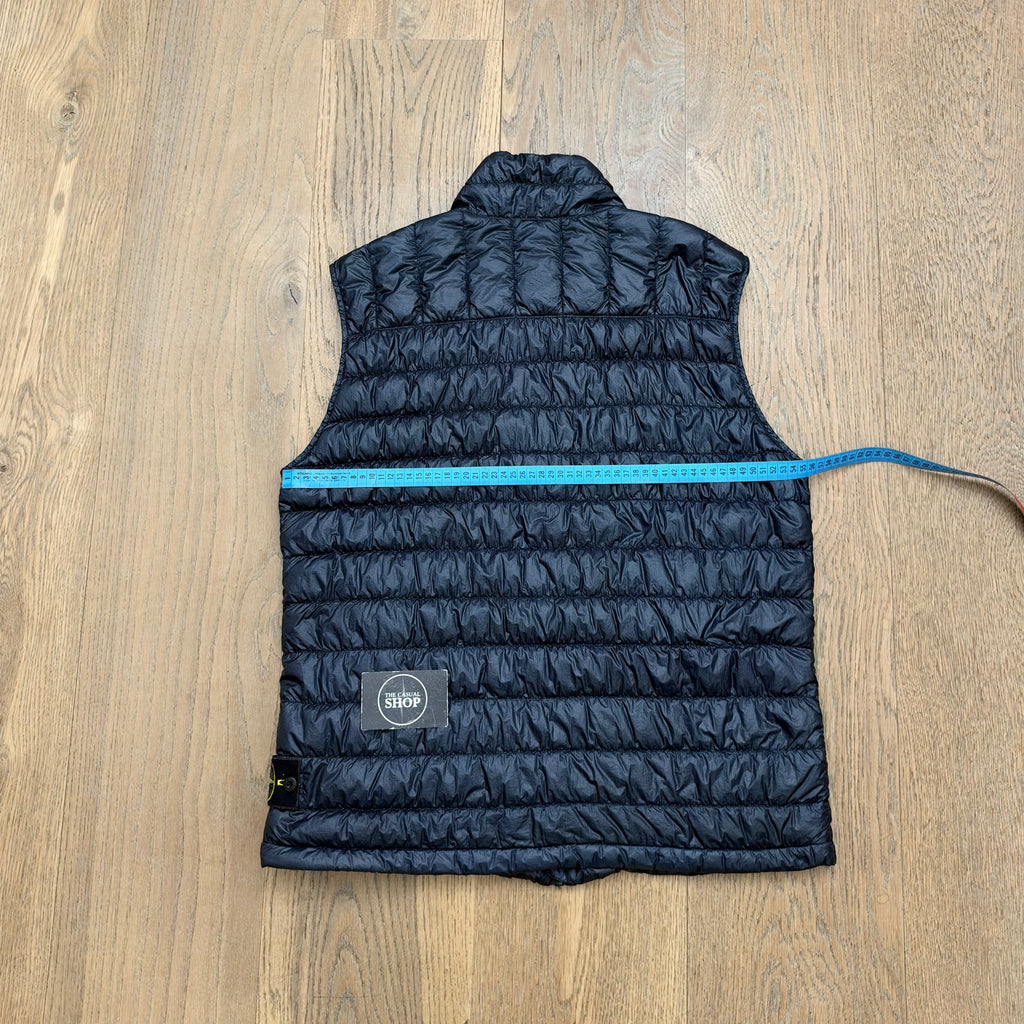 Stone Island garment dyed down 26 gr x SQM N gilet - XL fits L