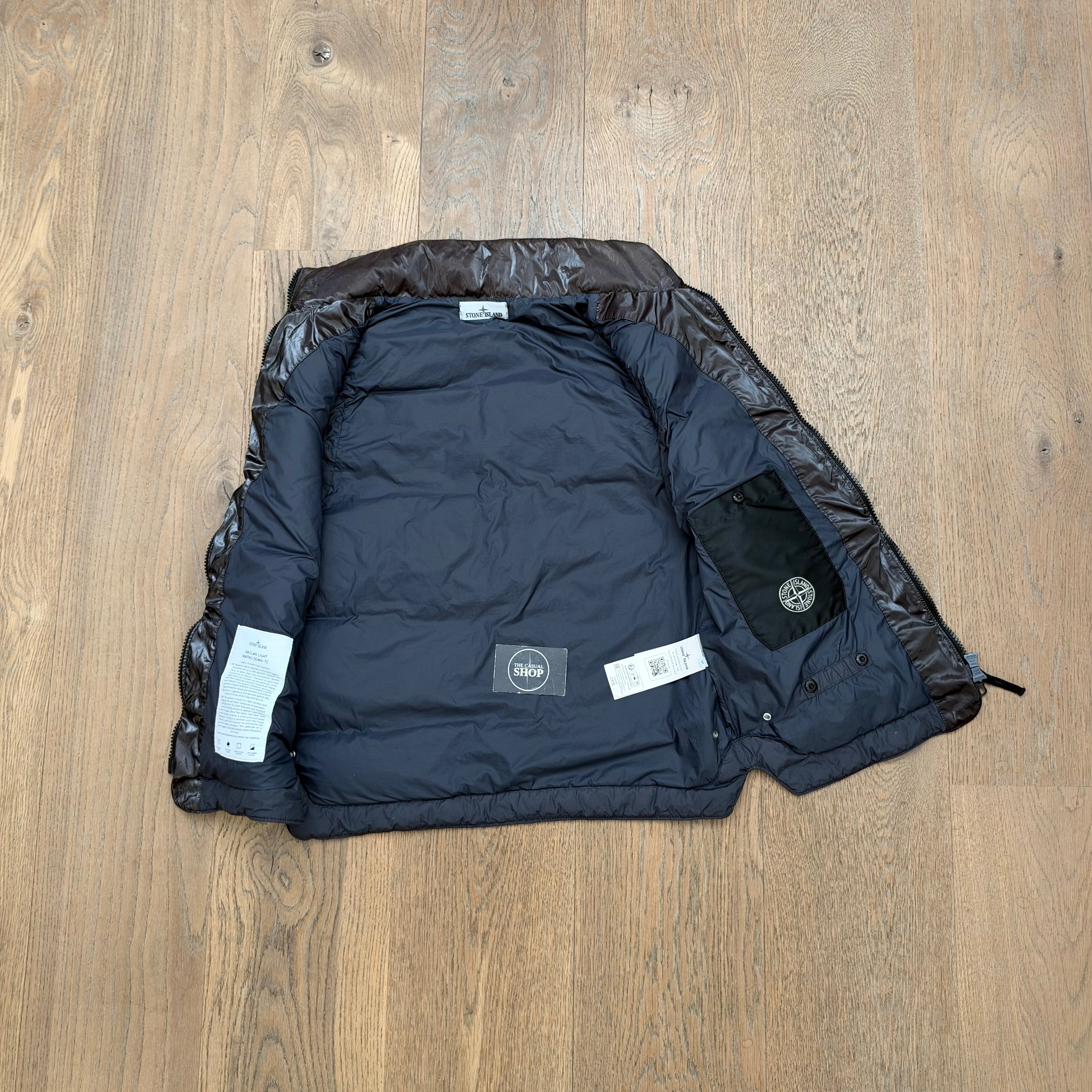 Stone Island nasal light wart down-TC gilet - M