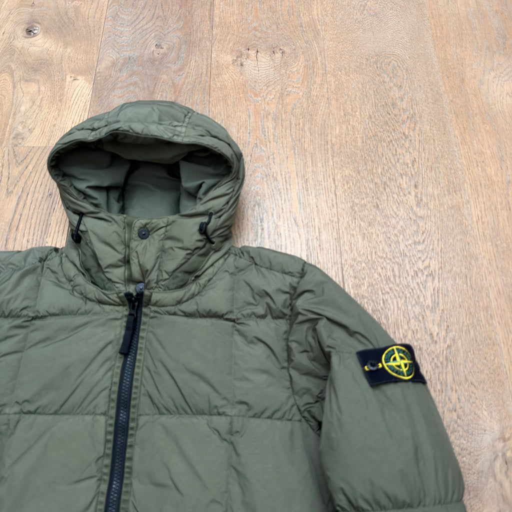Stone Island crinkle reps ny down jacket - L