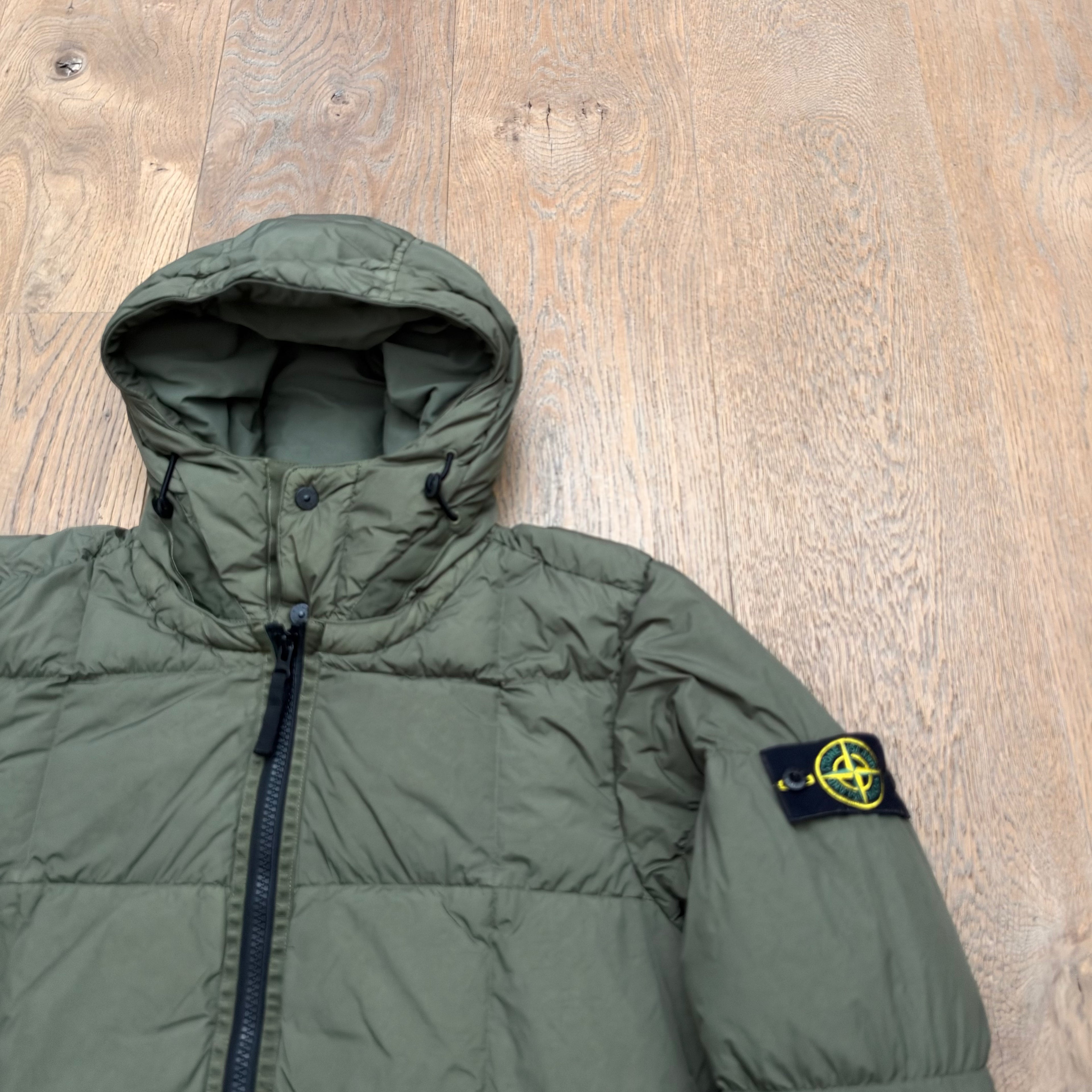 Stone Island crinkle reps ny down jacket - L
