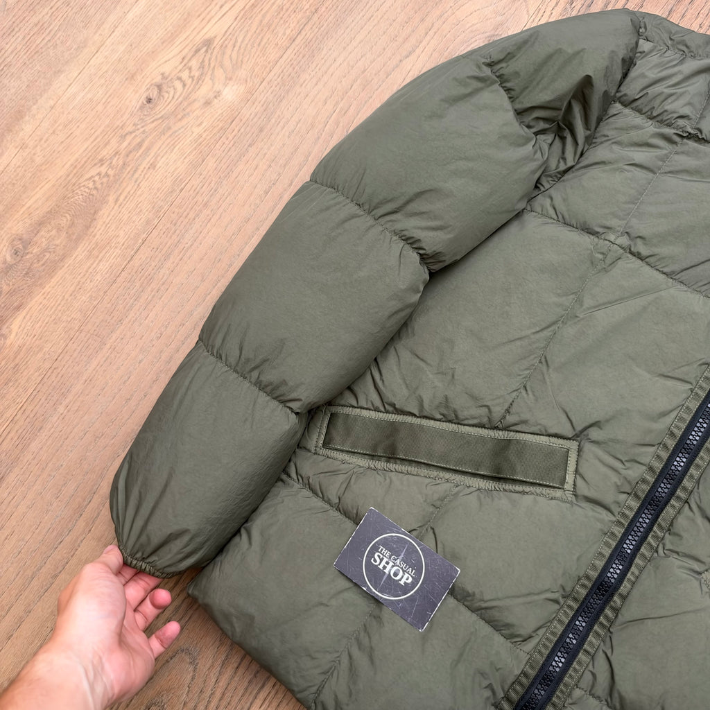 Stone Island crinkle reps ny down jacket - L