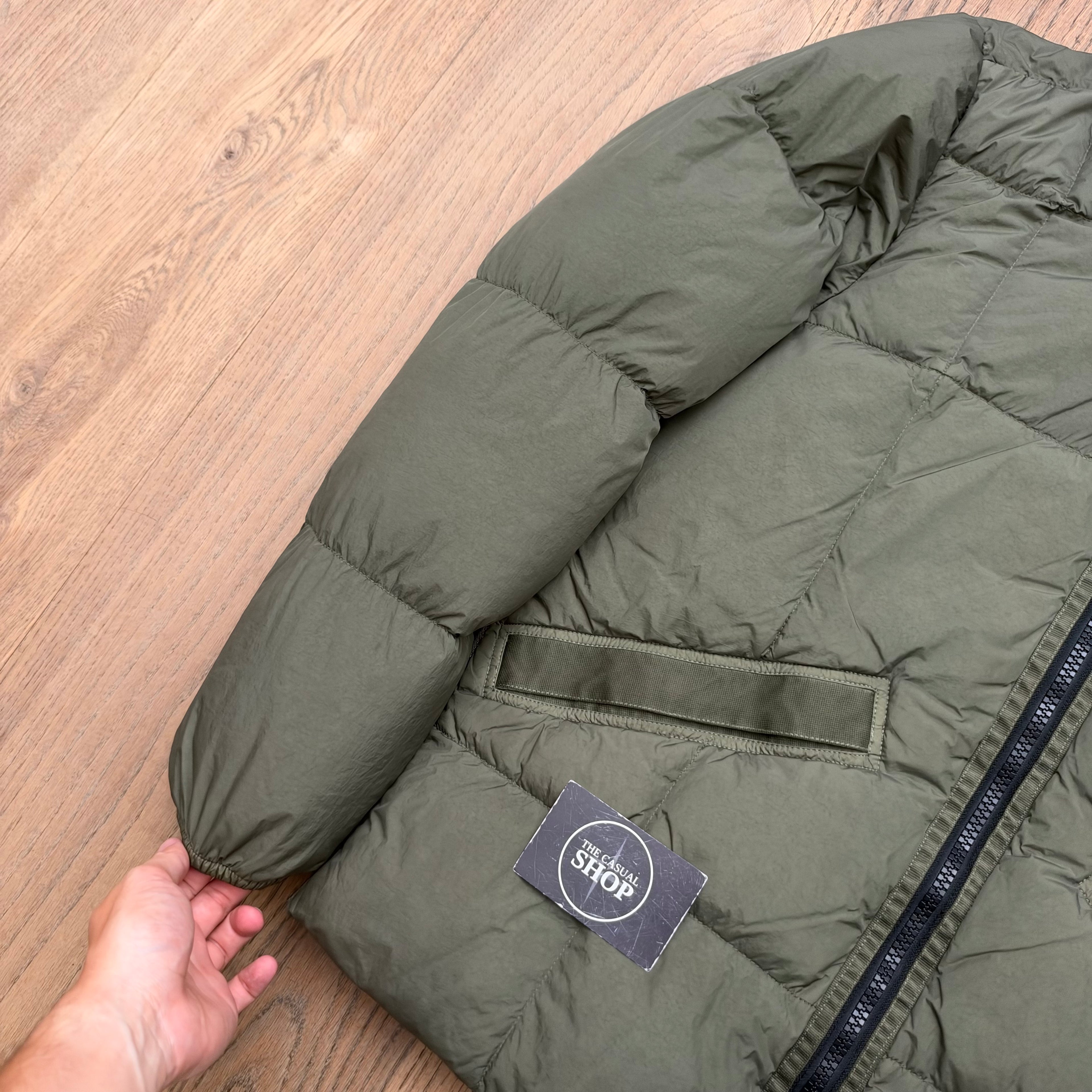 Stone Island crinkle reps ny down jacket - L