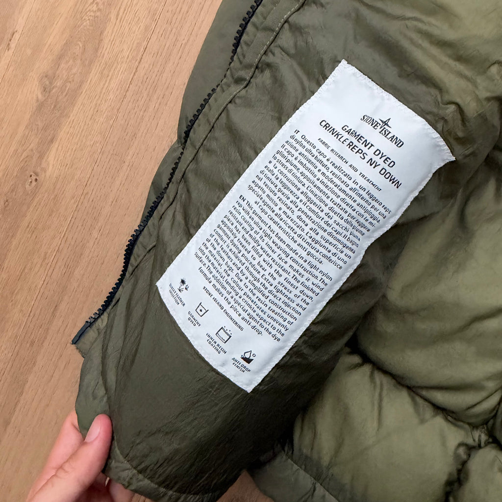 Stone Island crinkle reps ny down jacket - L