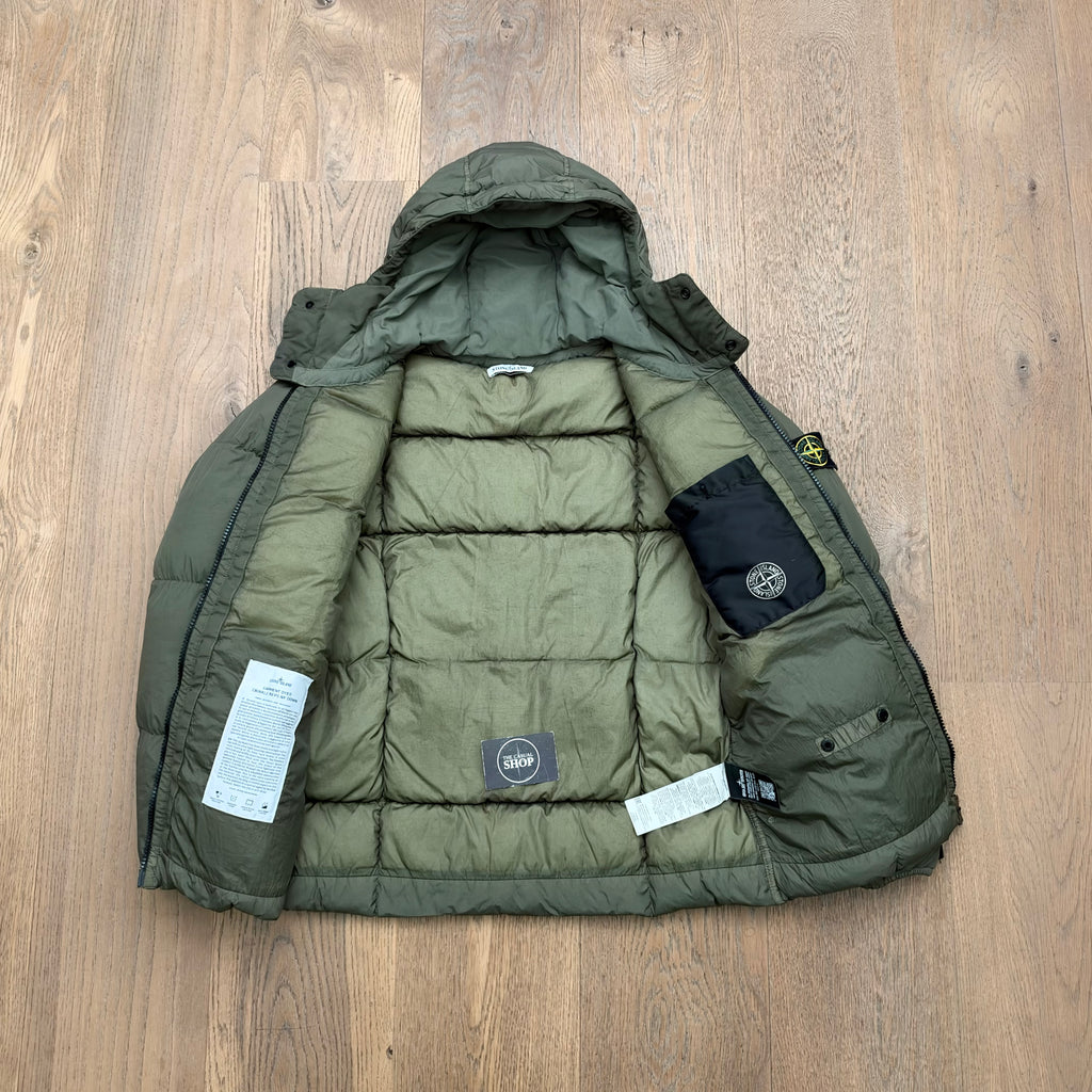 Stone Island crinkle reps ny down jacket - L