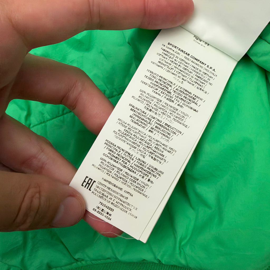 Stone Island garment dyed crinkle reps ny with primaloft jacket - S