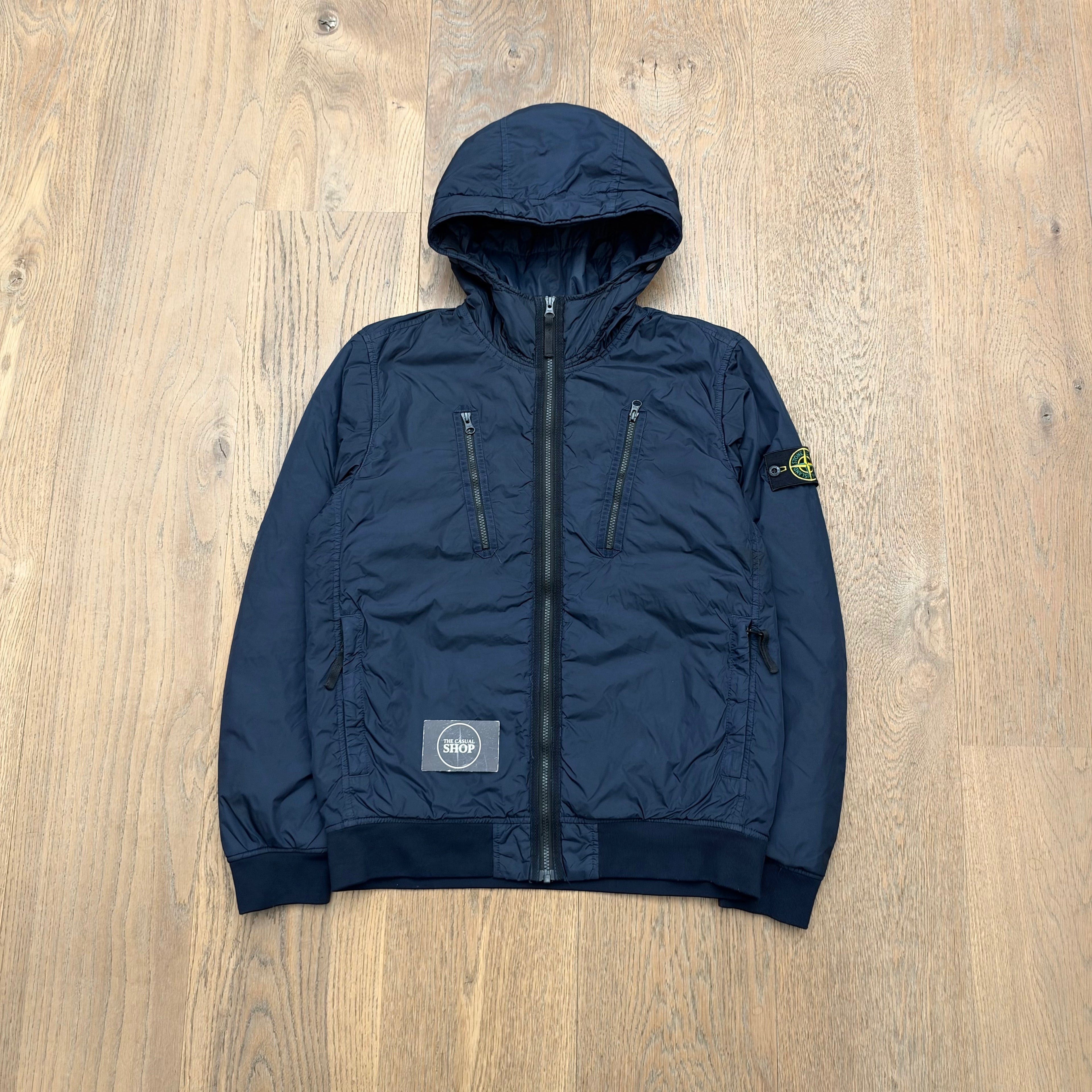 Stone Island garment dyed crinkle reps ny with primaloft jacket - M