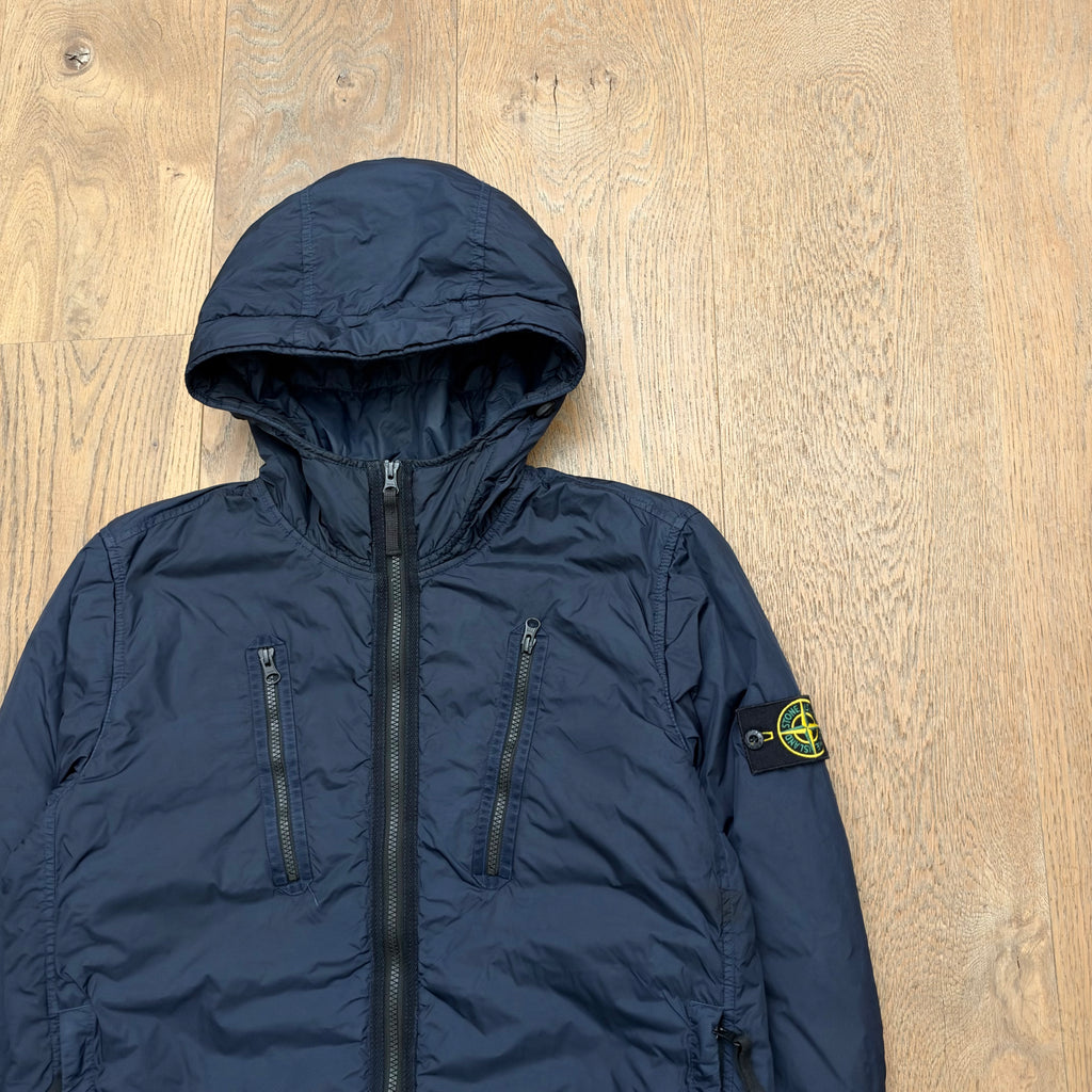 Stone Island garment dyed crinkle reps ny with primaloft jacket - M
