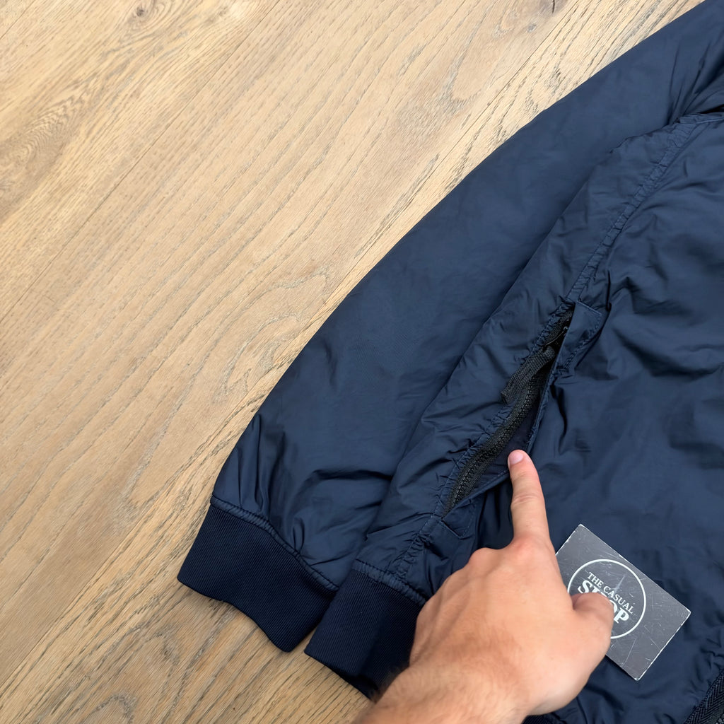 Stone Island garment dyed crinkle reps ny with primaloft jacket - M