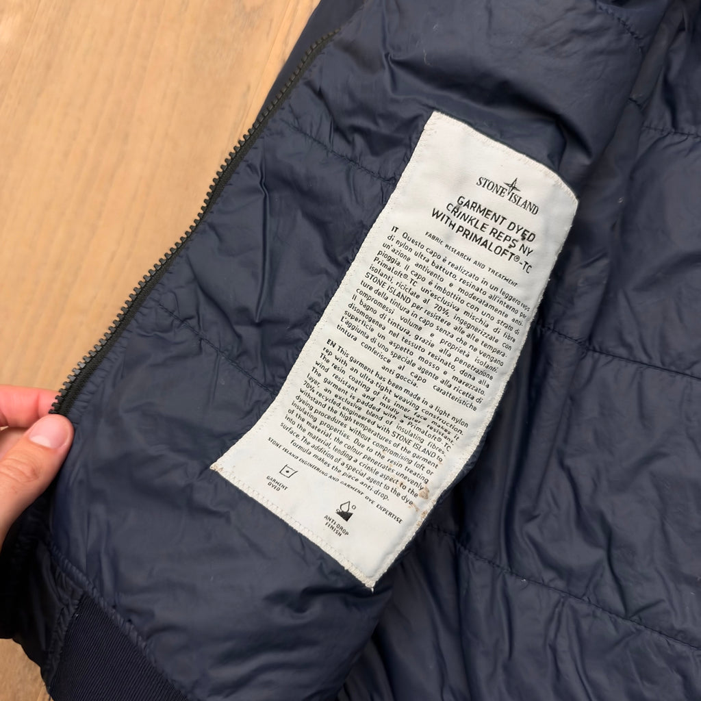 Stone Island garment dyed crinkle reps ny with primaloft jacket - M