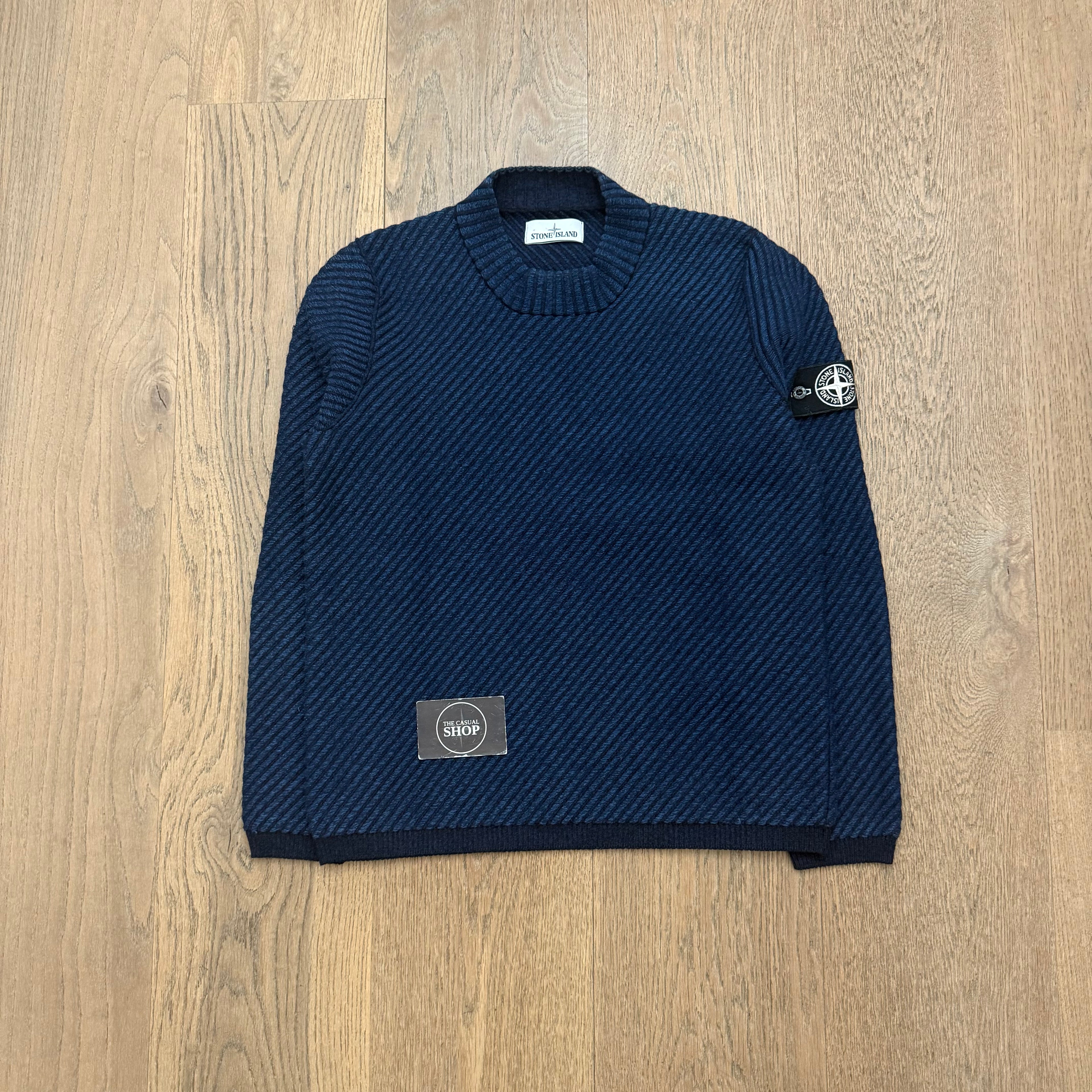 Stone Island polypropylene denim knit - M
