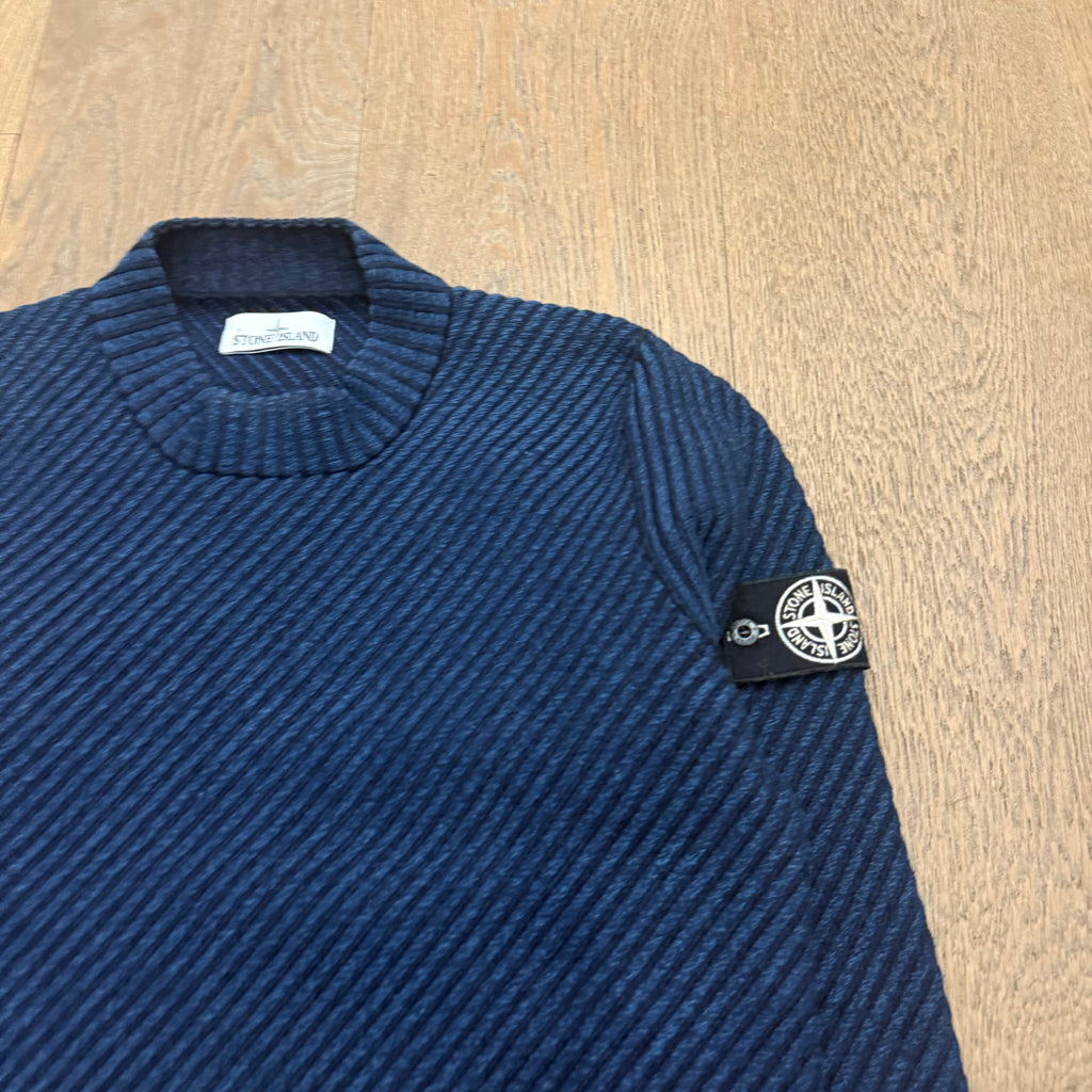 Stone Island polypropylene denim knit - M