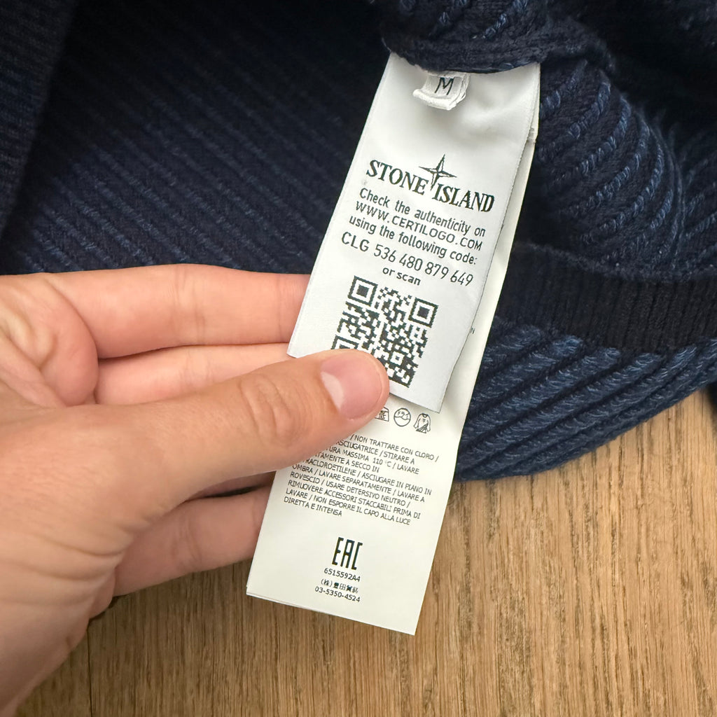 Stone Island polypropylene denim knit - M