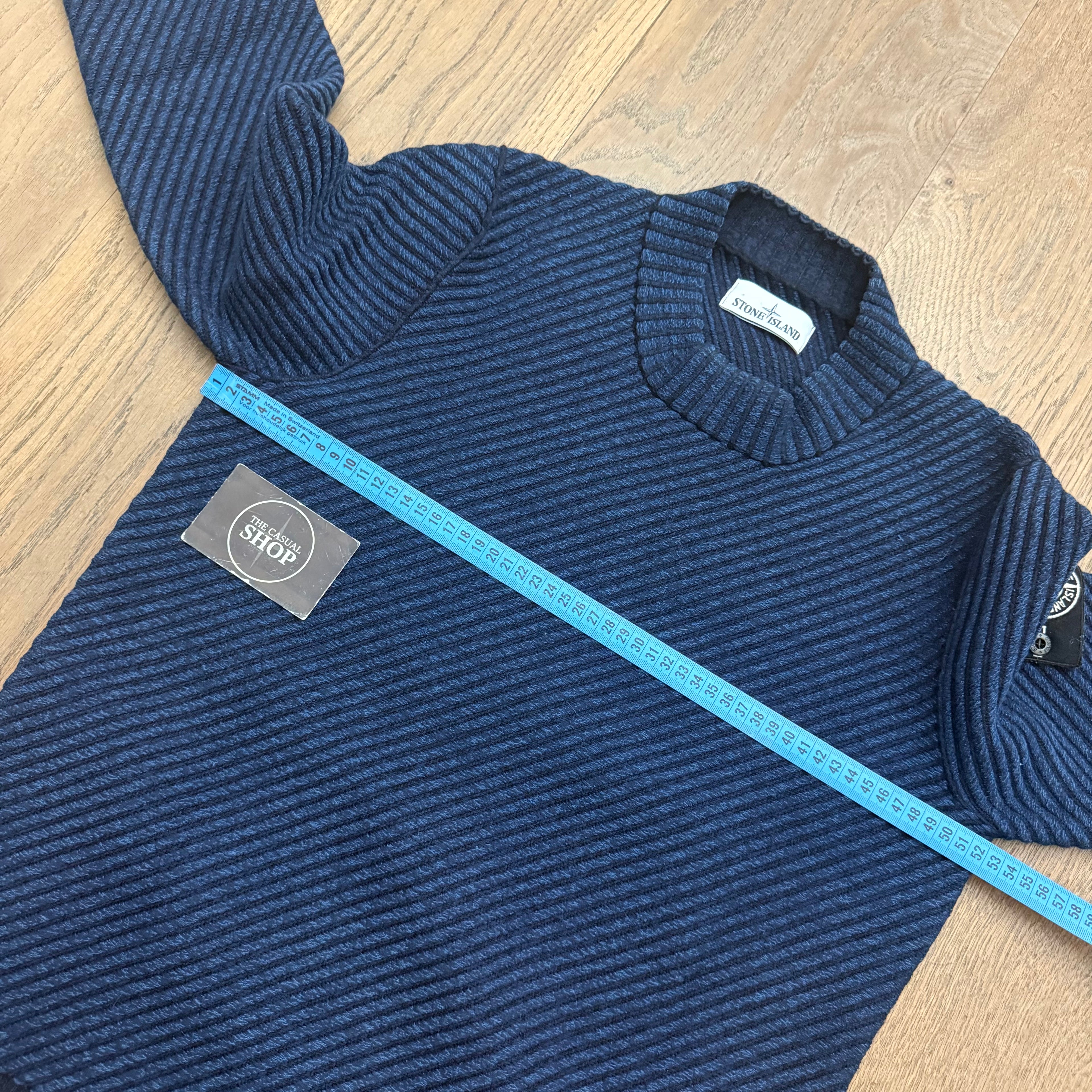 Stone Island polypropylene denim knit - M