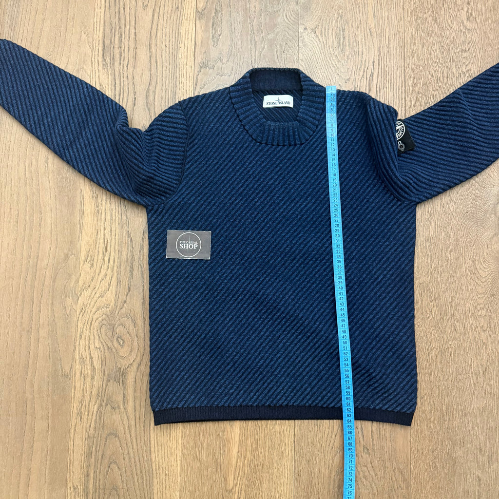 Stone Island polypropylene denim knit - M