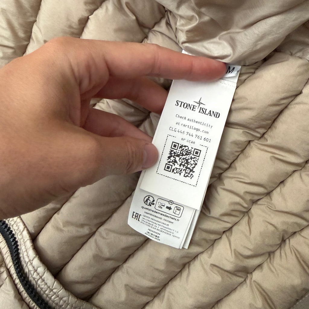 Stone Island Loom woven chambers R-nylon down- tc jacket - M