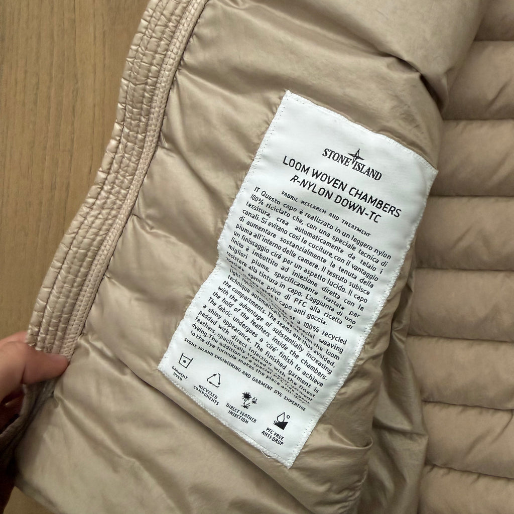 Stone Island Loom woven chambers R-nylon down- tc jacket - M