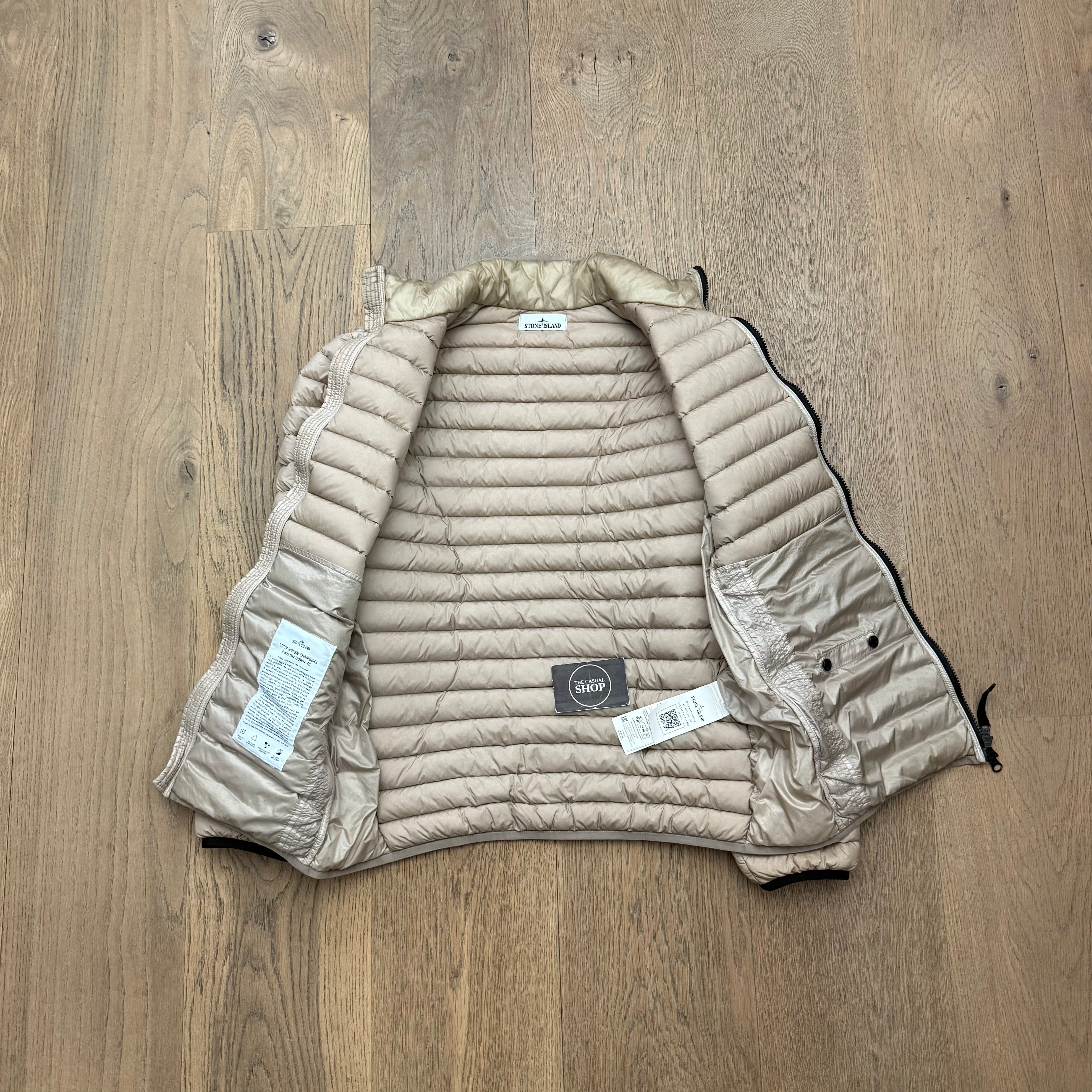 Stone Island Loom woven chambers R-nylon down- tc jacket - M