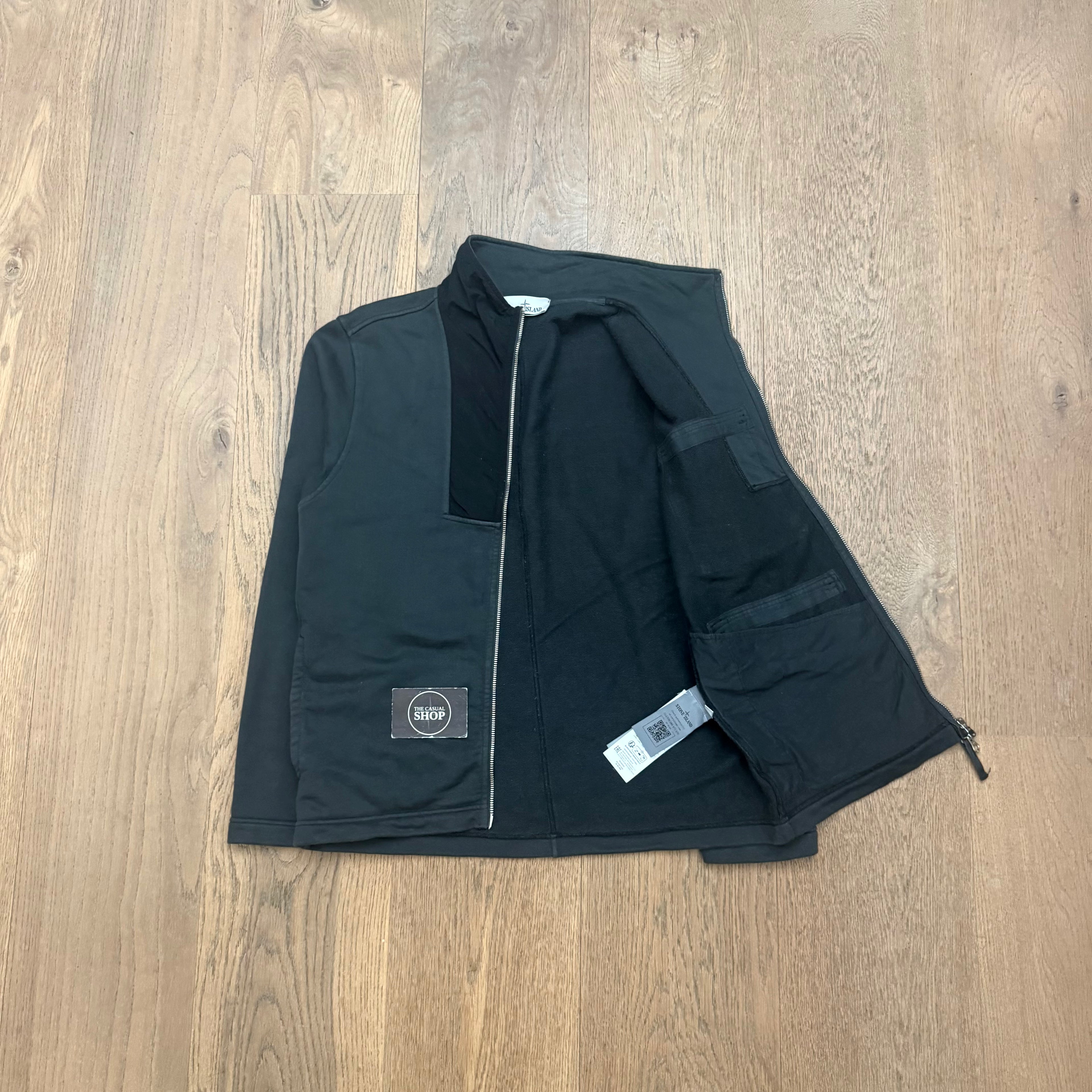 Stone Island multi pocket zipped sweater - S