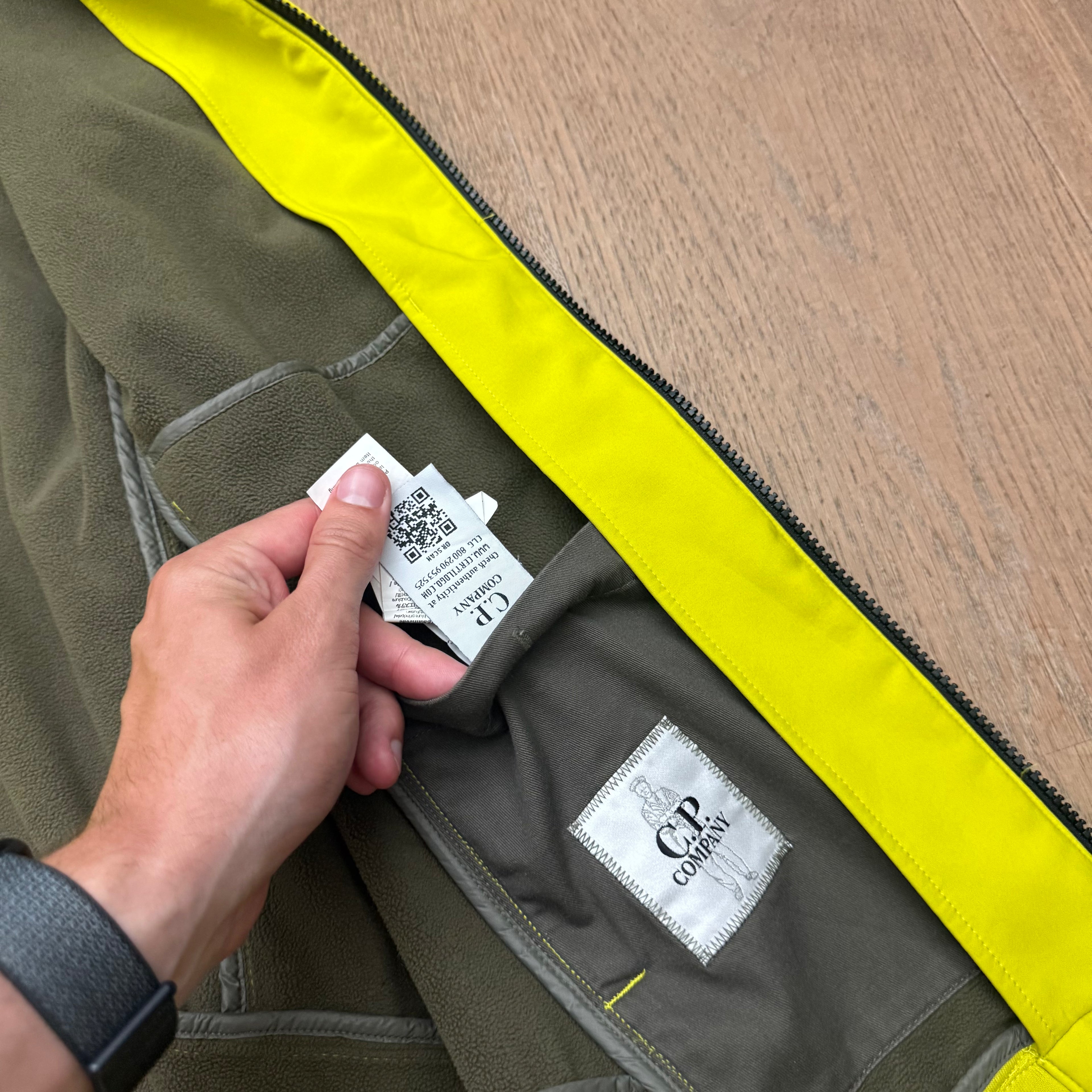 CP Company C.P shell fleece lens jacket - L