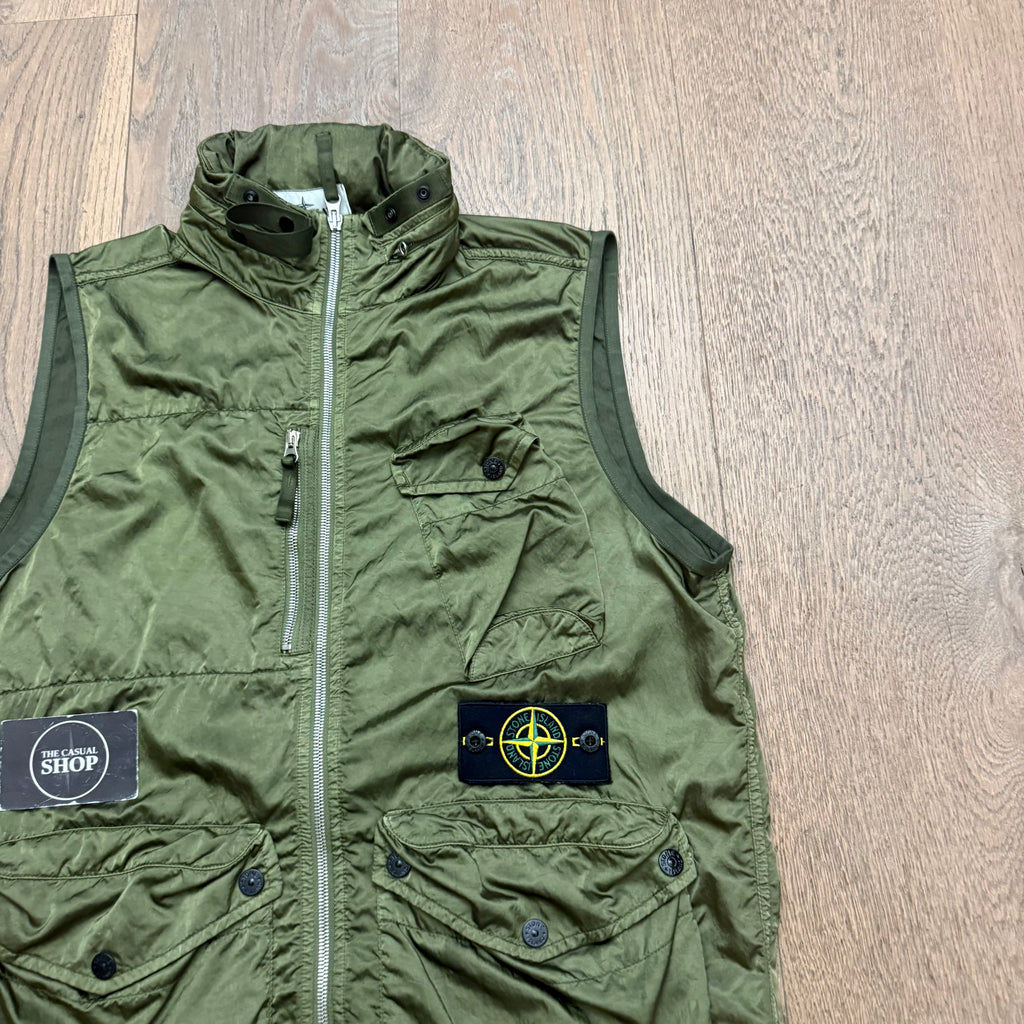 Stone Island nylon rasp-tc gilet - S
