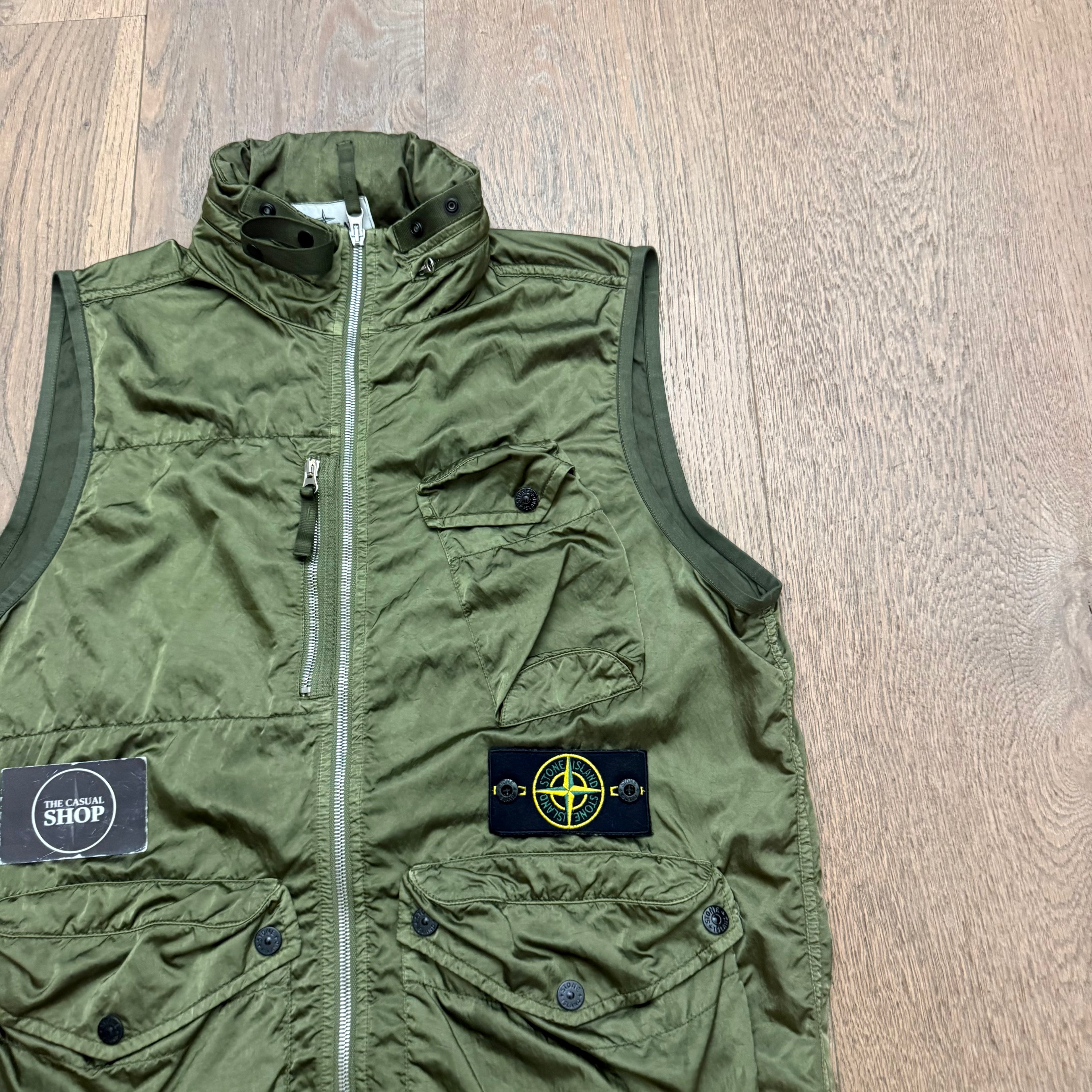 Stone Island nylon rasp-tc gilet - S