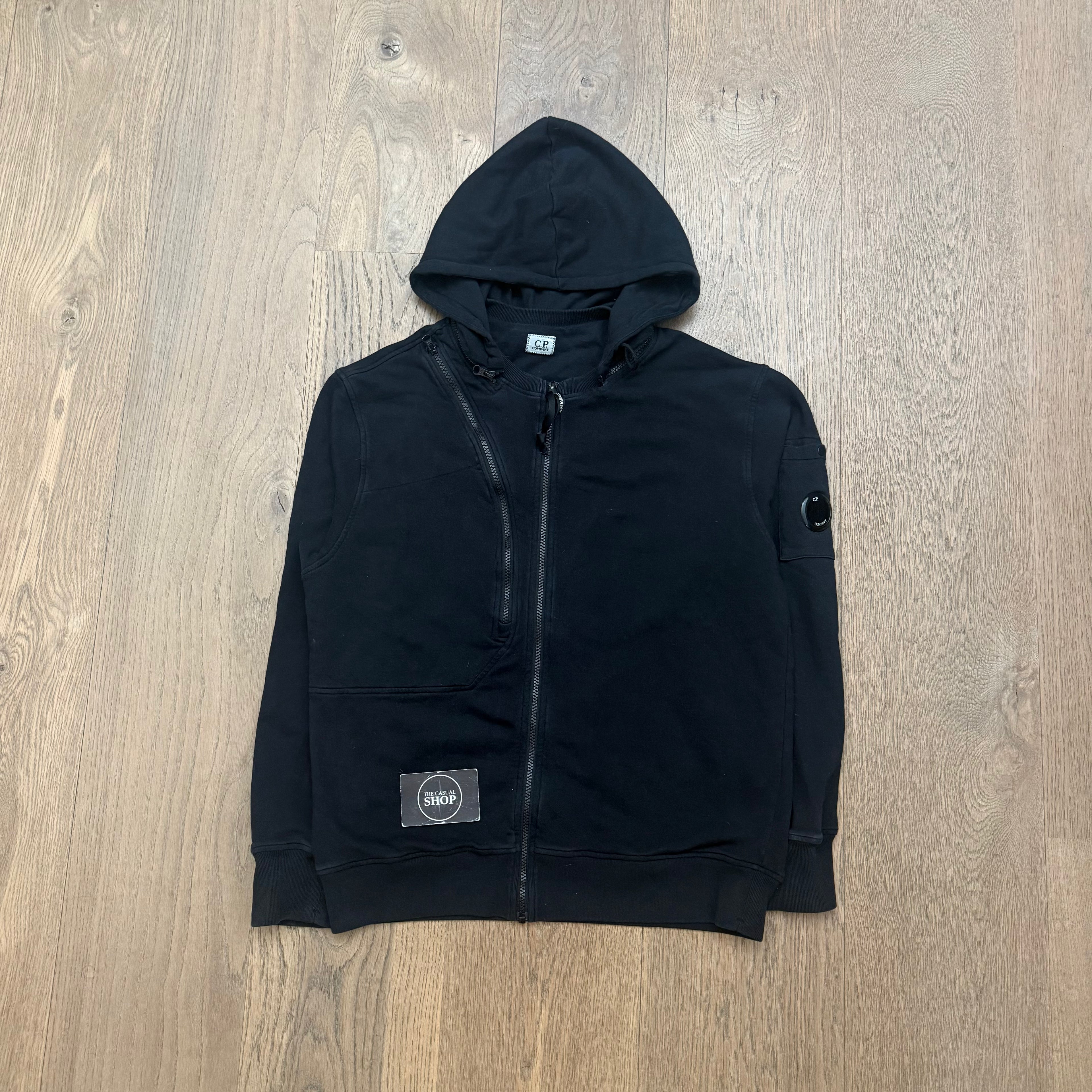 CP Company zipped hooded lens sweat - M