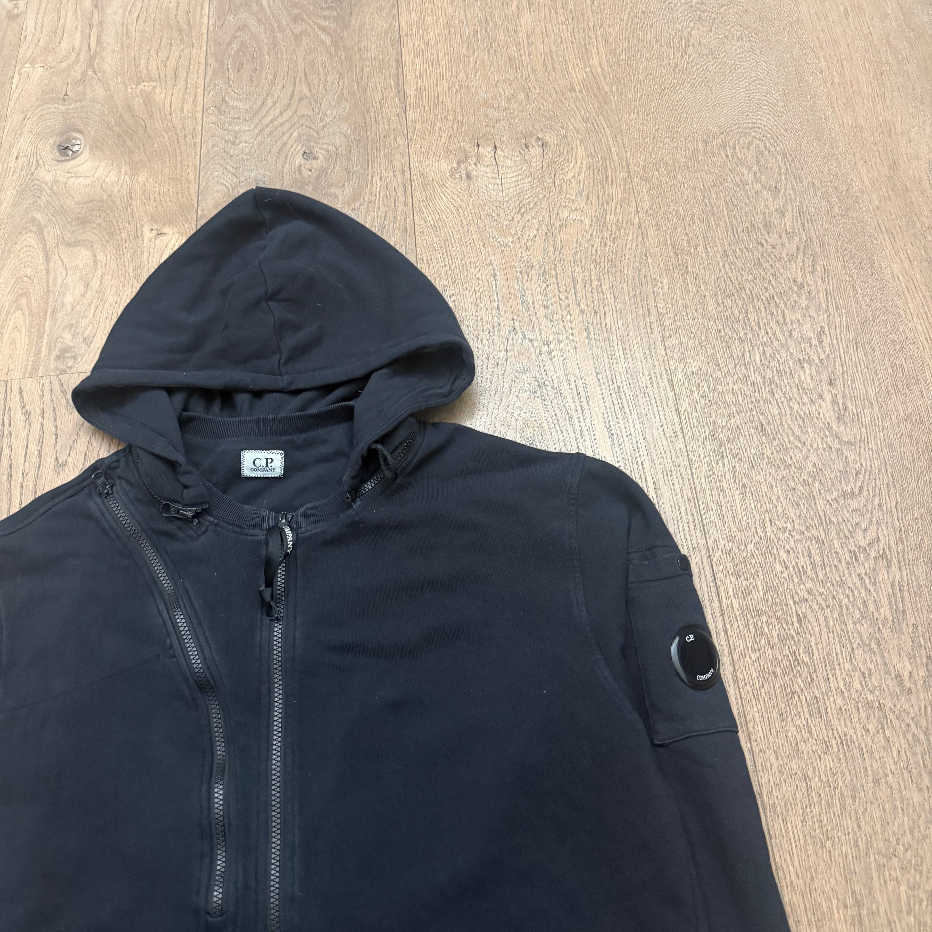 CP Company zipped hooded lens sweat - M