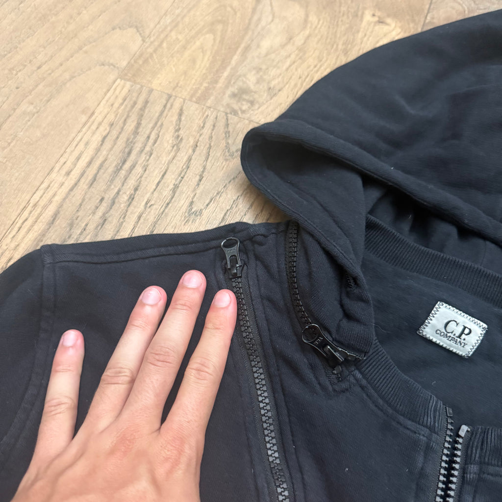 CP Company zipped hooded lens sweat - M