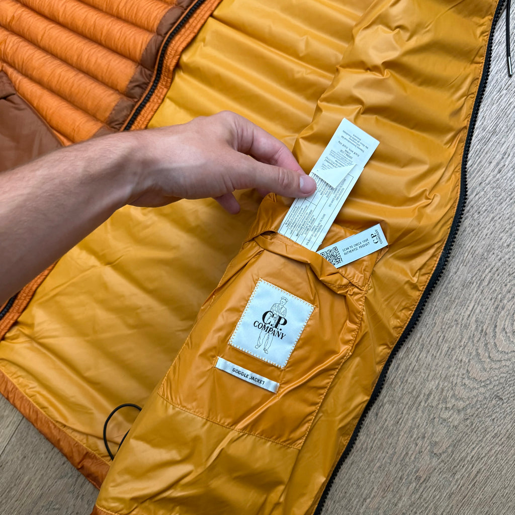 CP Company D.D shell goggle down gilet - L