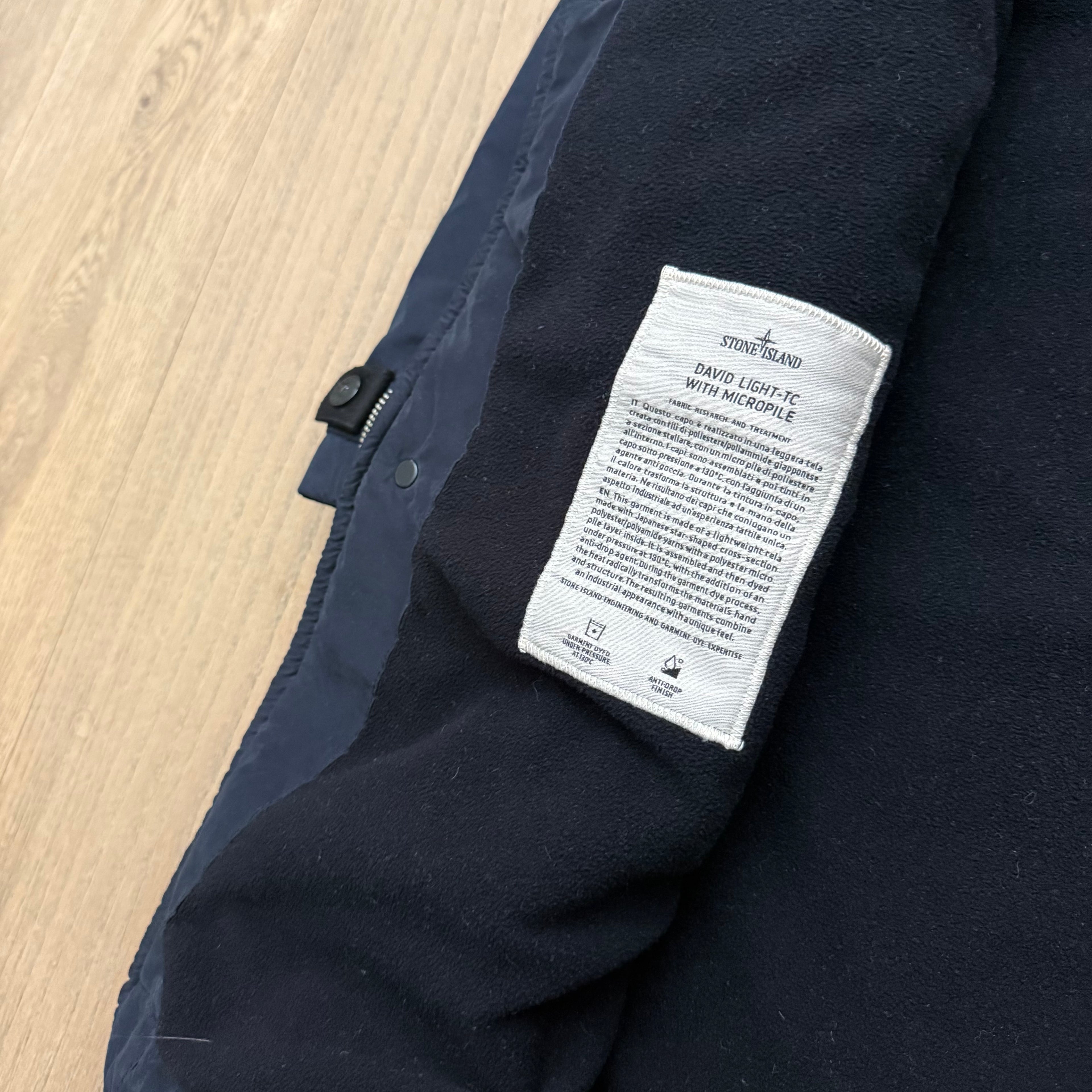 stone island David light micropyle parka
