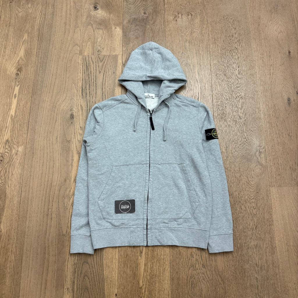 Stone Island Zipped hooded sweat - L