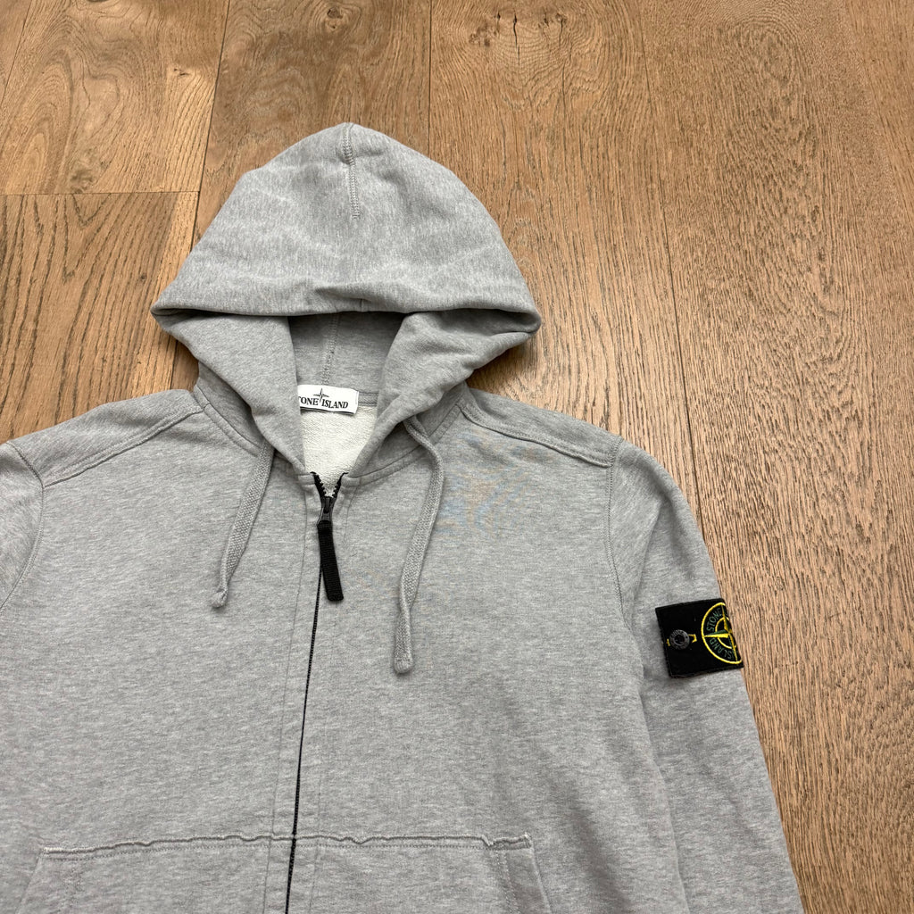 Stone Island Zipped hooded sweat - L